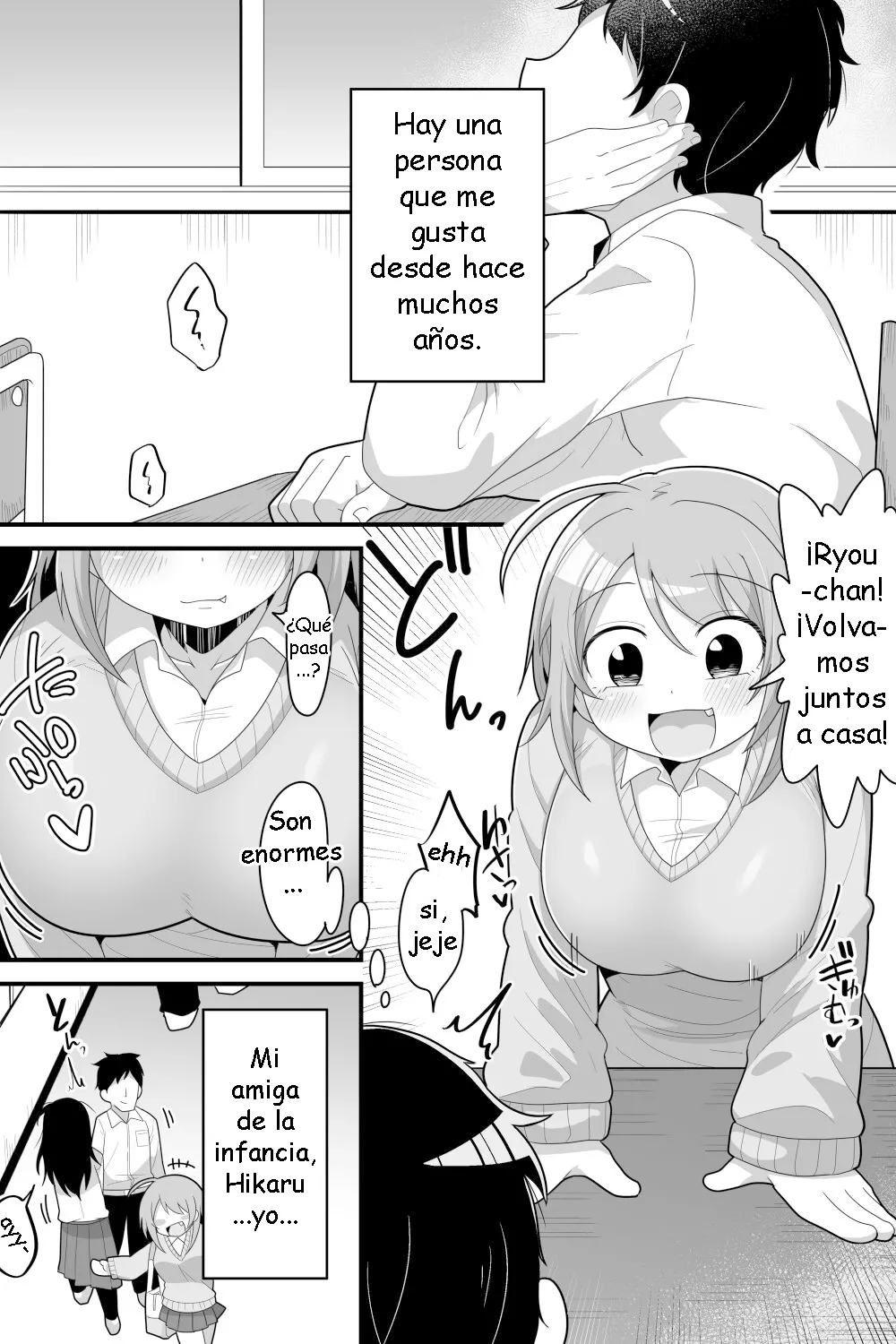Futanari Nekura Onna ni Boku ga Ki ni Natteta Onnanoko-tachi o Kyokon Chinpo de Netorareru Hanashi page 2 full