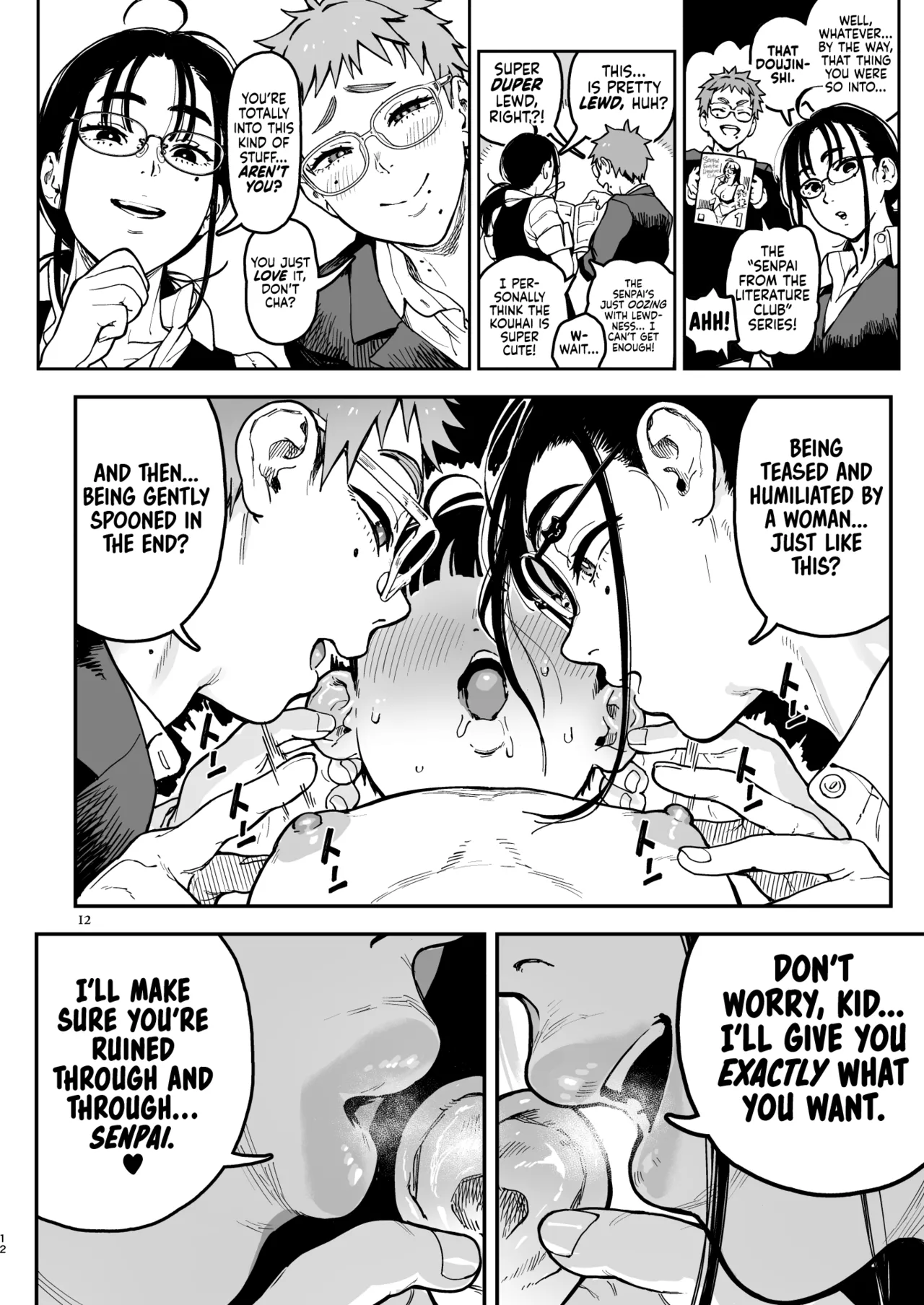 Haruta-kun wa Manken no Omocha | How Haruta Became the Manga Club's Plaything page 10 full