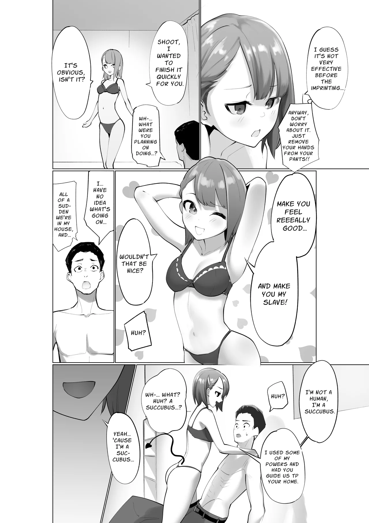 Namaiki Succubus to Zetsurin Doutei | A Cocky Succubus &amp; The Bottomless Libido Virgin page 6 full