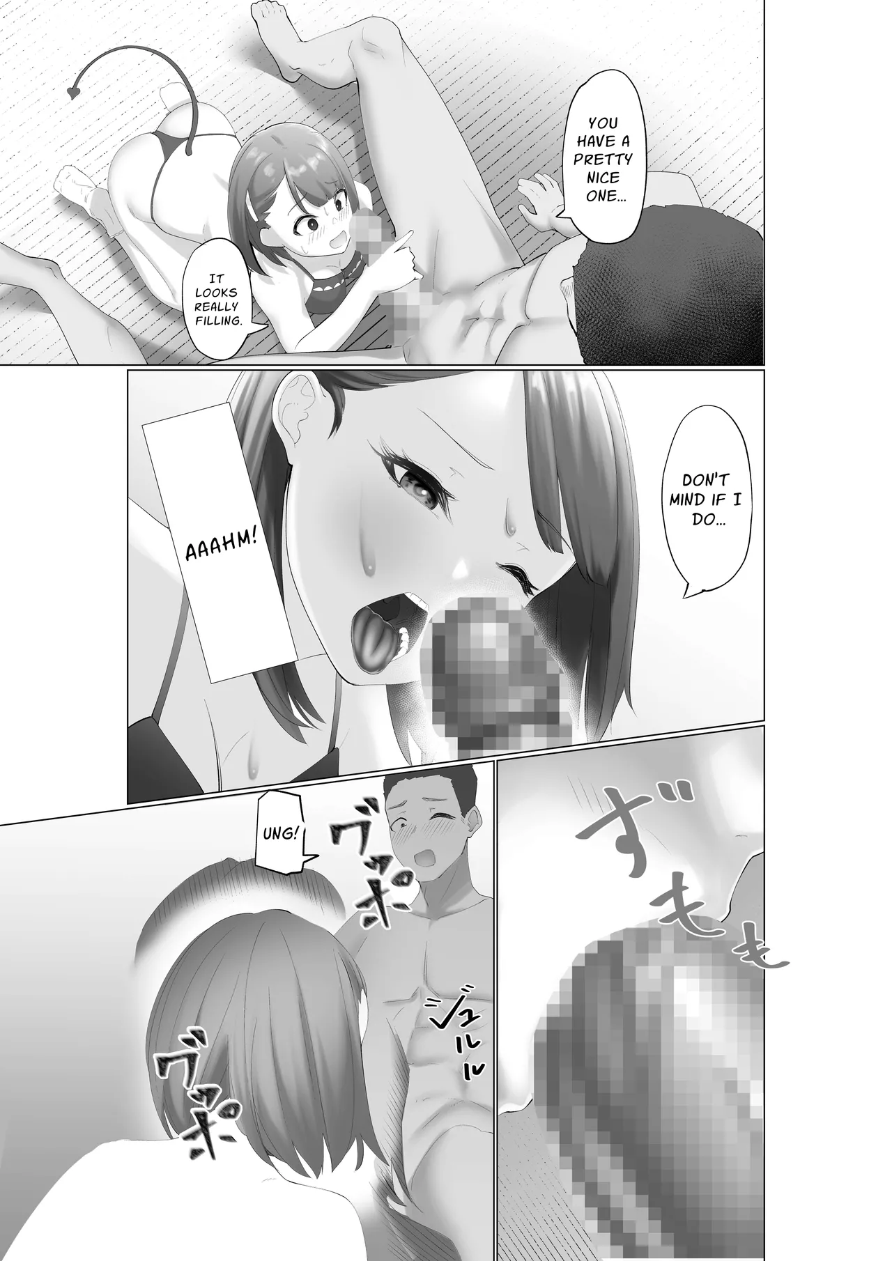 Namaiki Succubus to Zetsurin Doutei | A Cocky Succubus &amp; The Bottomless Libido Virgin page 9 full