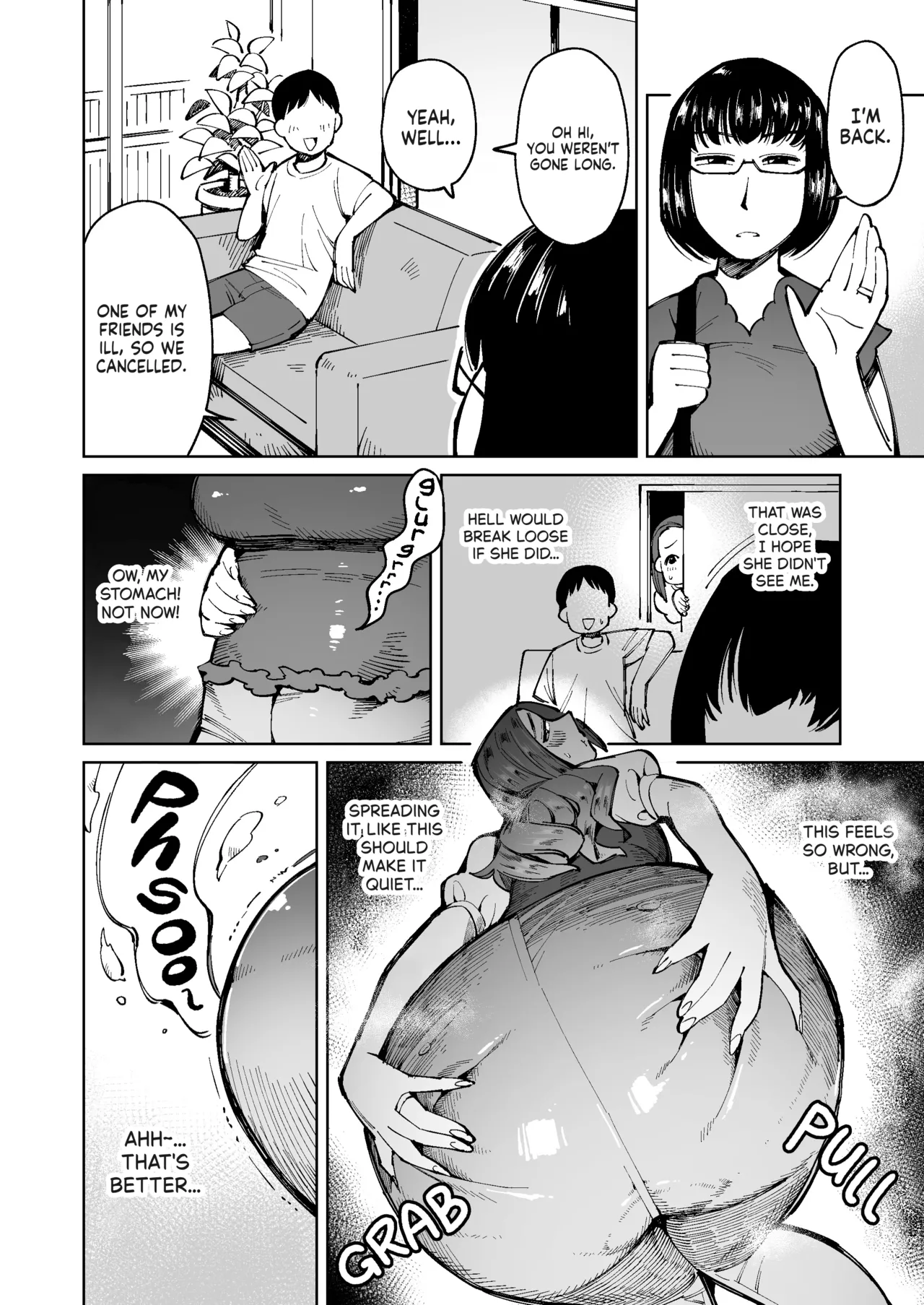 Furin ga Mitsukari Tairyou Dappun! Dekashiri Jouhin Tsuma no Matsuro | Caught in a Messy Affair! The Downfall of a Classy Big-arsed Wife page 2 full