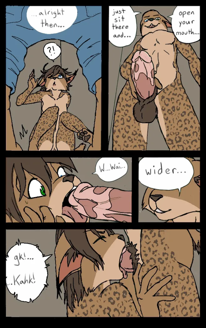 black kitten - Mornings -color page 8 full