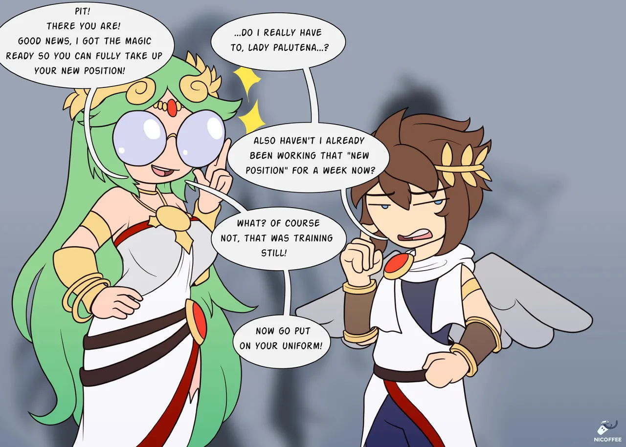 Palutena and Pit Skyworld Repopulaiton Parts 1-3 page 8 full