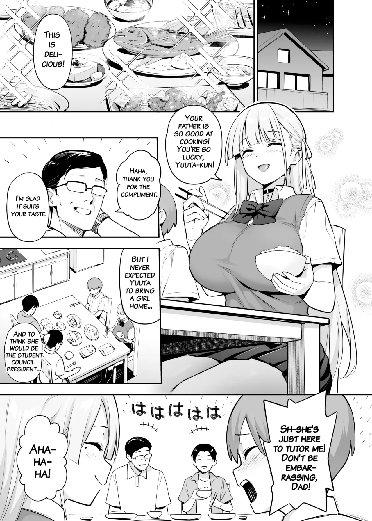 Akogare no Seitokaichou ga Kyonyuu Sugiru Ken 2 | About the Beloved Student President's Huge Tits 2 page 6 full