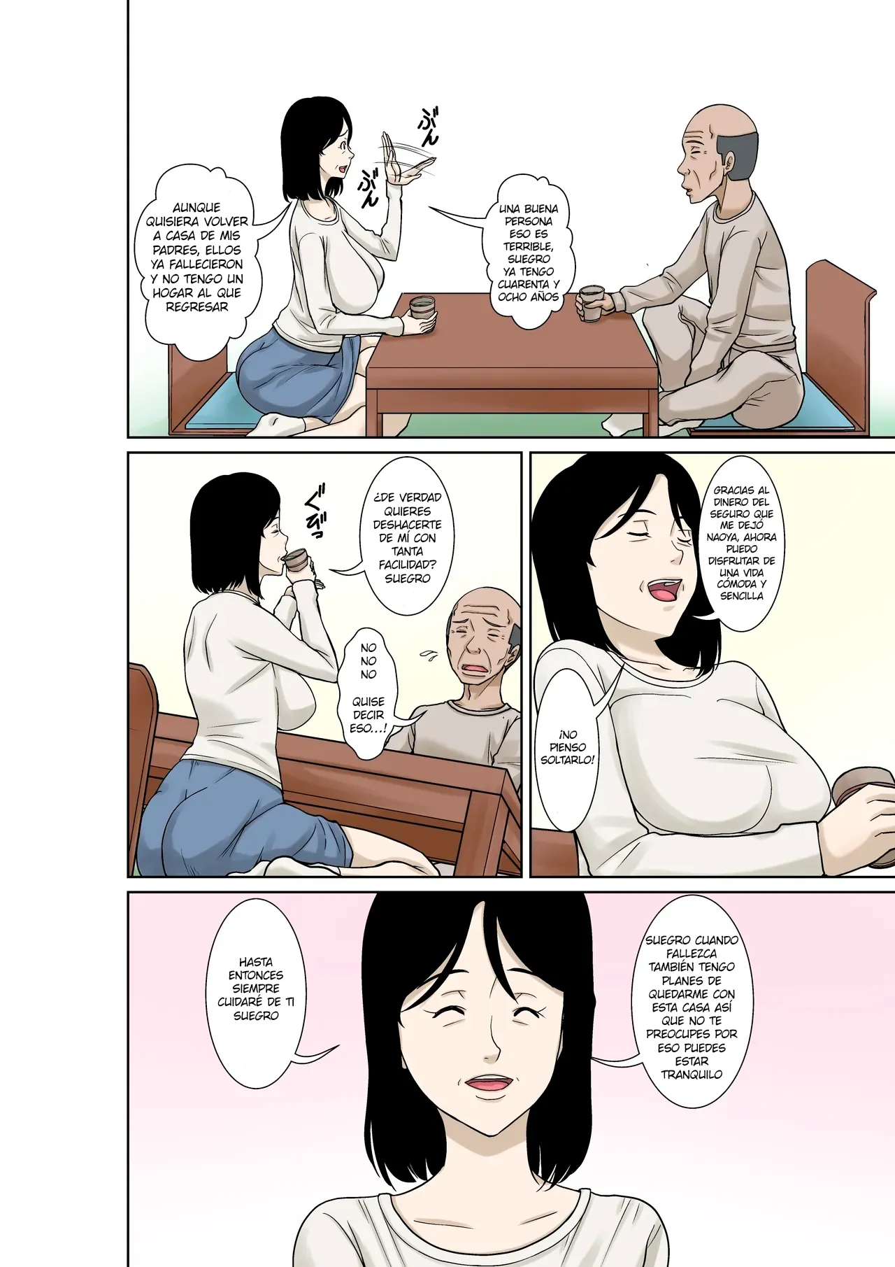 Ogifu-san ga Kossetsushita Node Yome no Watashi ga Kaigoshimasu!｜¡Como mi Suegro se Fracturó, Yo Su Nuera lo Cuidaré! page 4 full