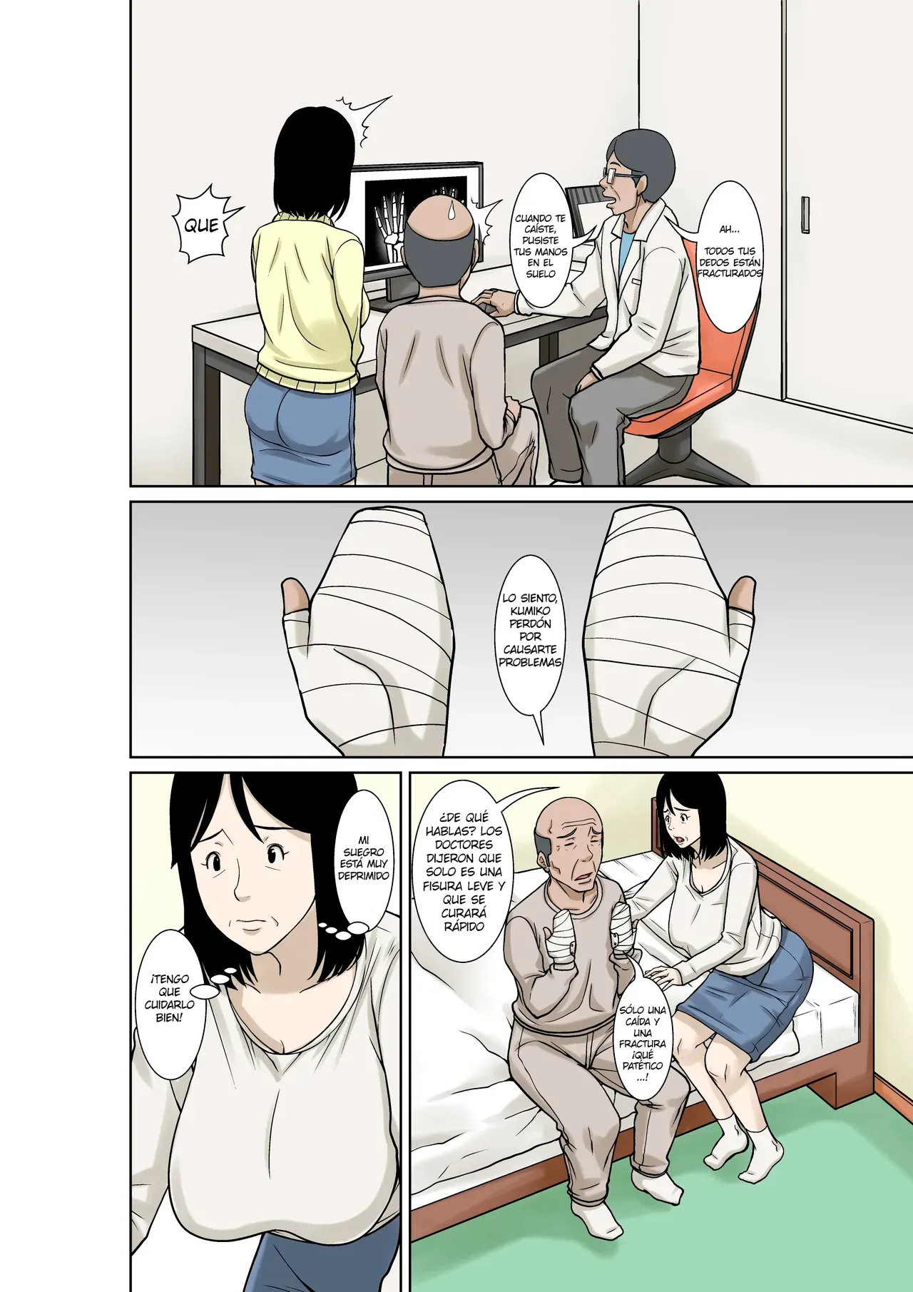 Ogifu-san ga Kossetsushita Node Yome no Watashi ga Kaigoshimasu!｜¡Como mi Suegro se Fracturó, Yo Su Nuera lo Cuidaré! page 6 full