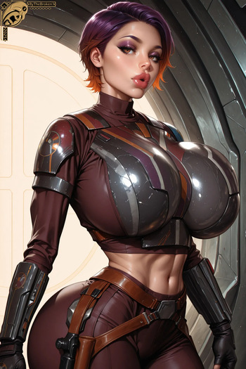 "Sabine Wren" from "Star Wars" cover
