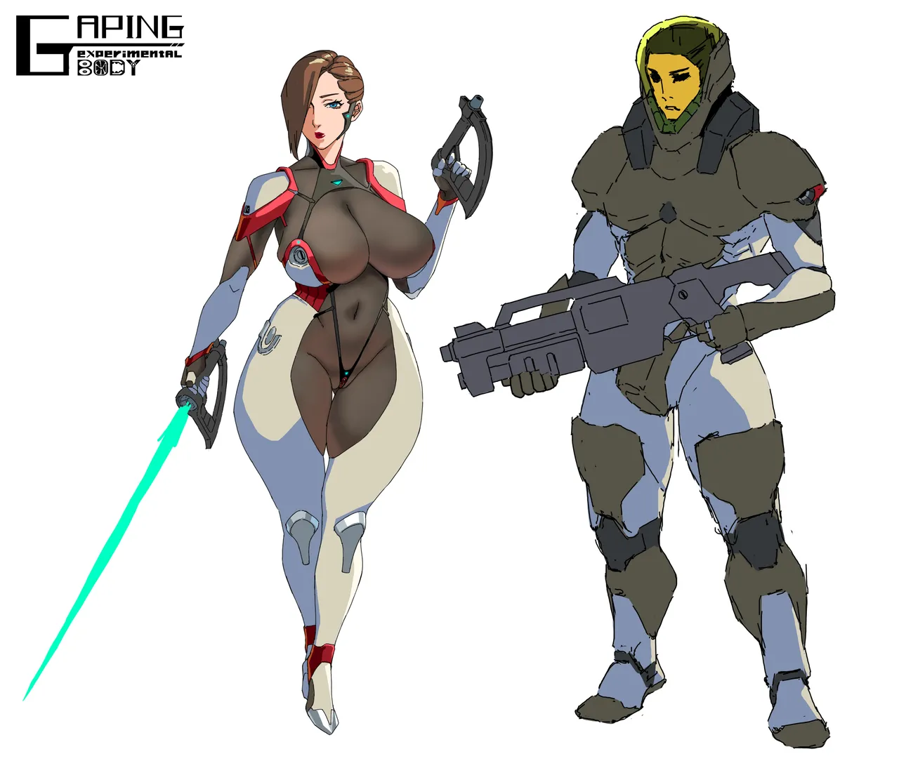 Gaping Experimental Body page 1 full