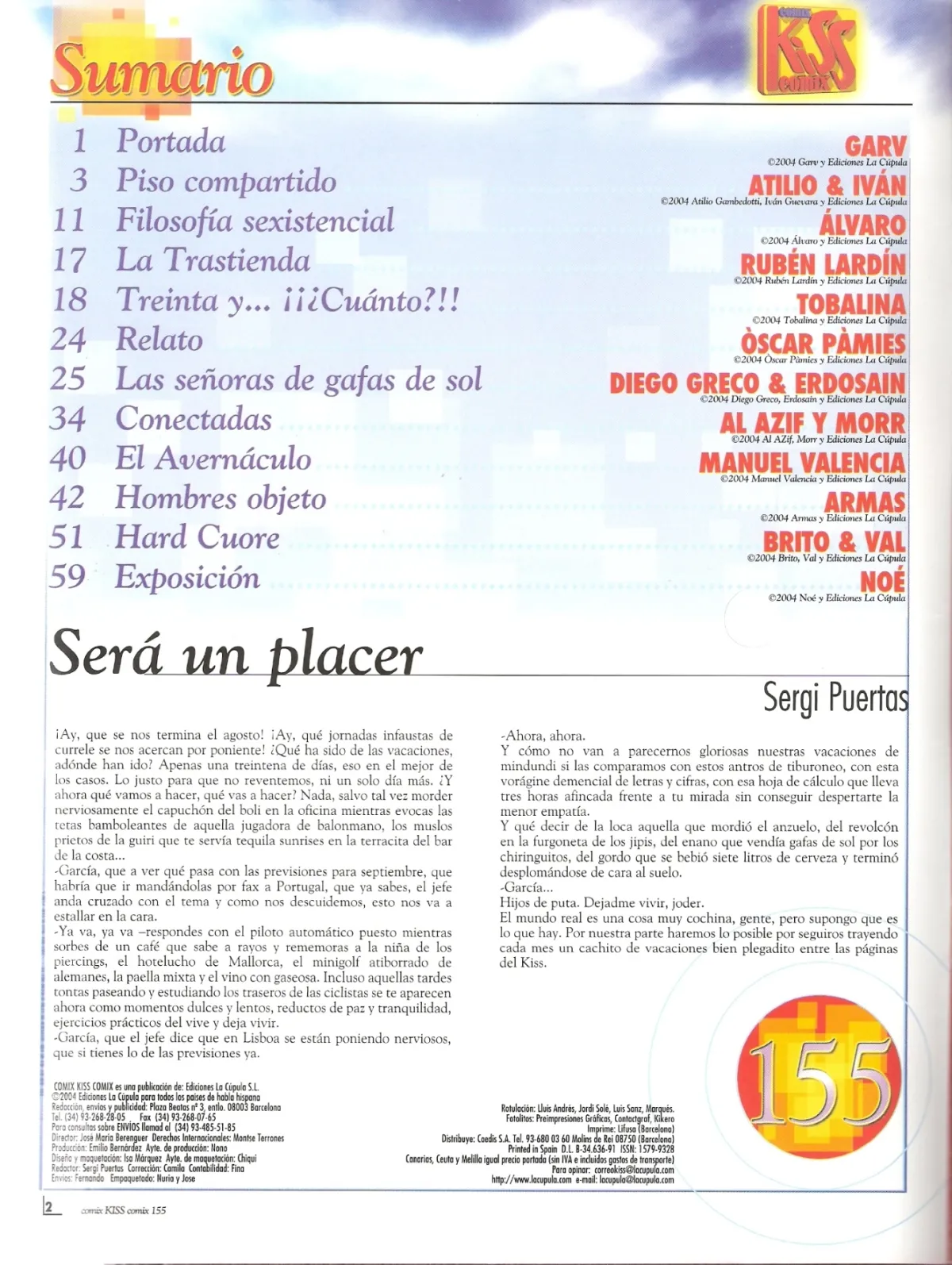 Kiss Comix #155 page 2 full