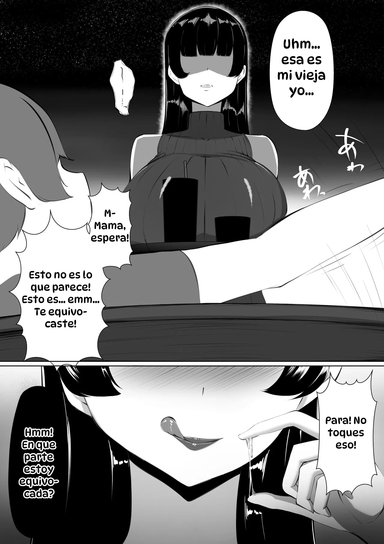 Moto GraDol Haha o Okazu ni Shita no ga Baremashita｜Mi Madre, una Ex-Actriz Porno, Descubrió que la Uso como Material de Masturbación page 7 full