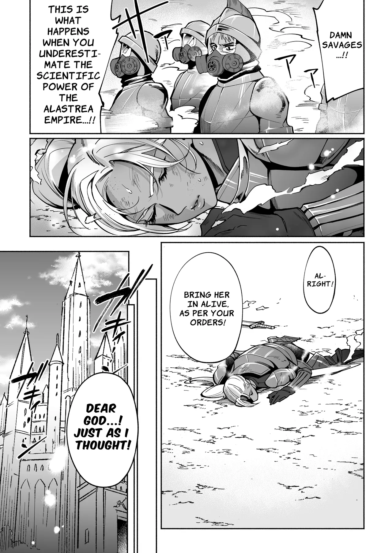 The Strongest Cool Female Warrior is Captured and put into a Breeding Project page 4 full