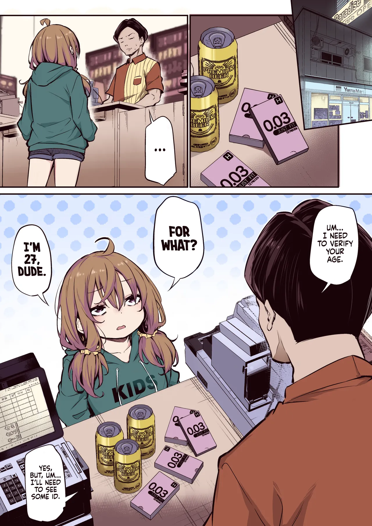 Shinchousa Max Fuufu / Extreme Height Gap Couple 1-2 page 1 full