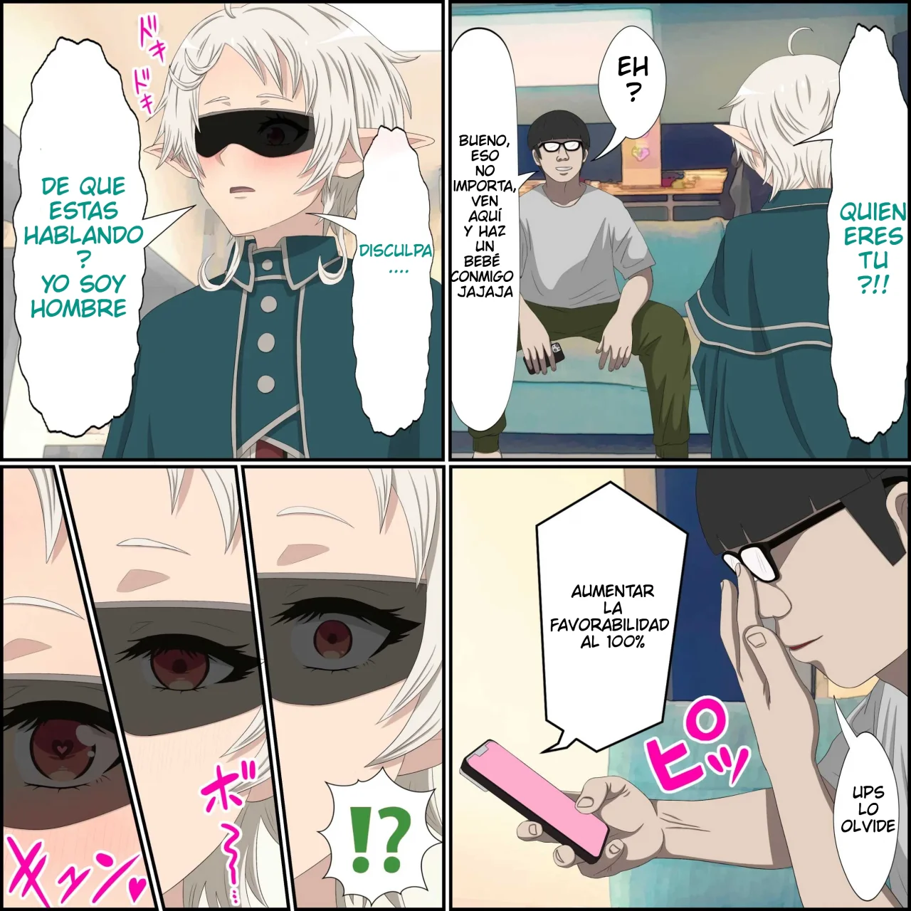 Anime Chara to Seckle Dekiru Appli ''Fitts Senpai Shoukan Hen''｜La App con la que Puedes Cogerte a Personajes de Anime ~El Caso de la Invocación de Fitts Senpai~ page 5 full