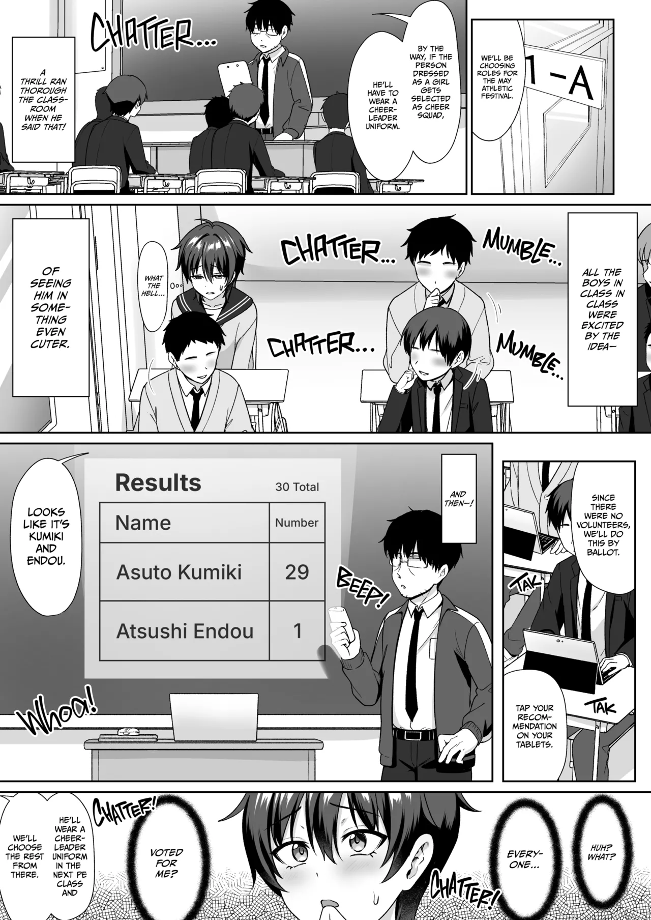 Danshikou de Ore Dake Josou no Class 2 | Crossdressing in a Boys School 2 page 6 full