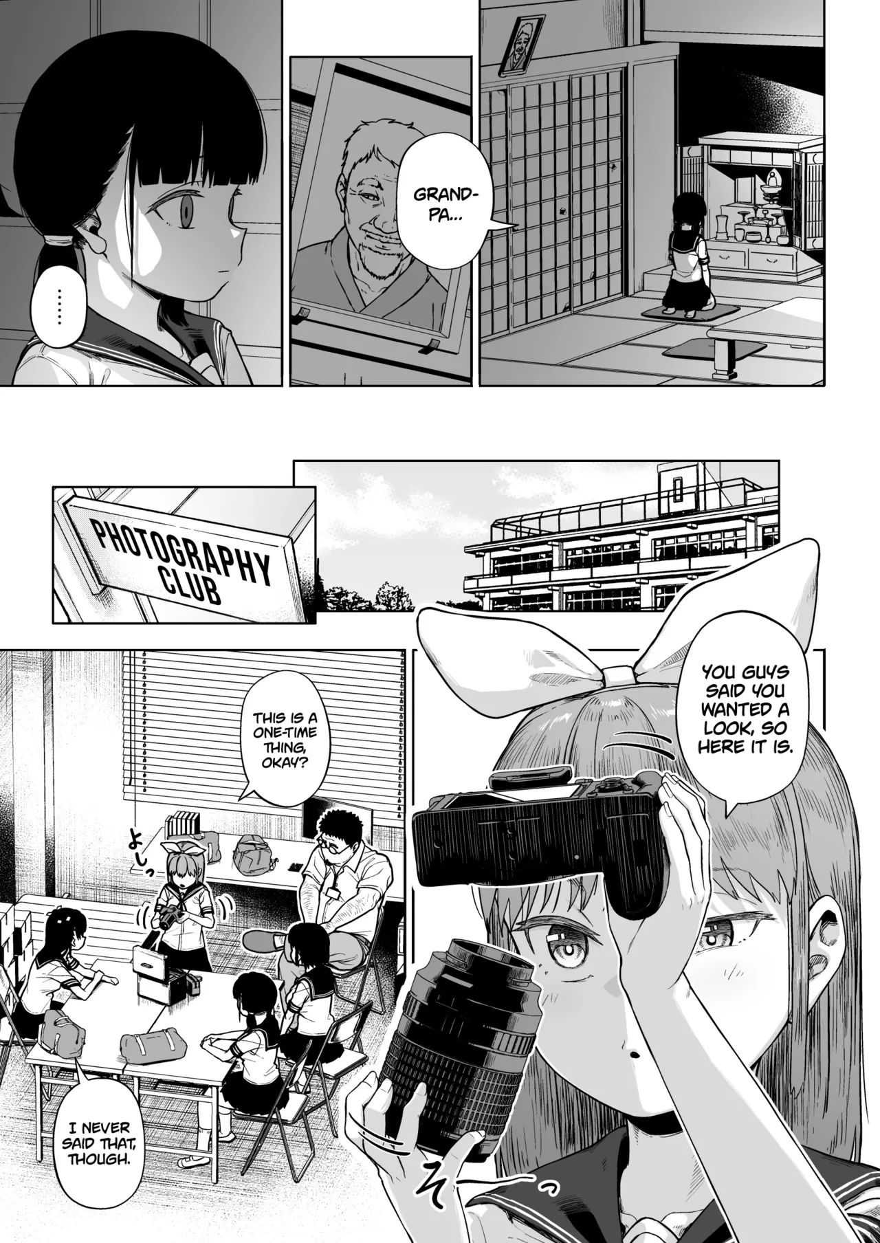 Joshi Shashin-bu to Oji-san Shidouin 5 | Girls' Photography Club and the Uncle Instructor 5 page 4 full