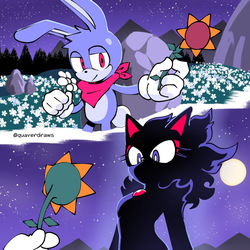 [Quaverdraws] Rush to the Dreamland (Prototype Sonic AU)