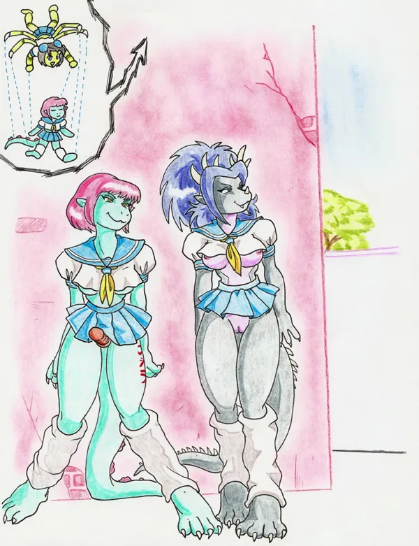 Kaiju Girl - Gina Crystal Plaything page 4 full