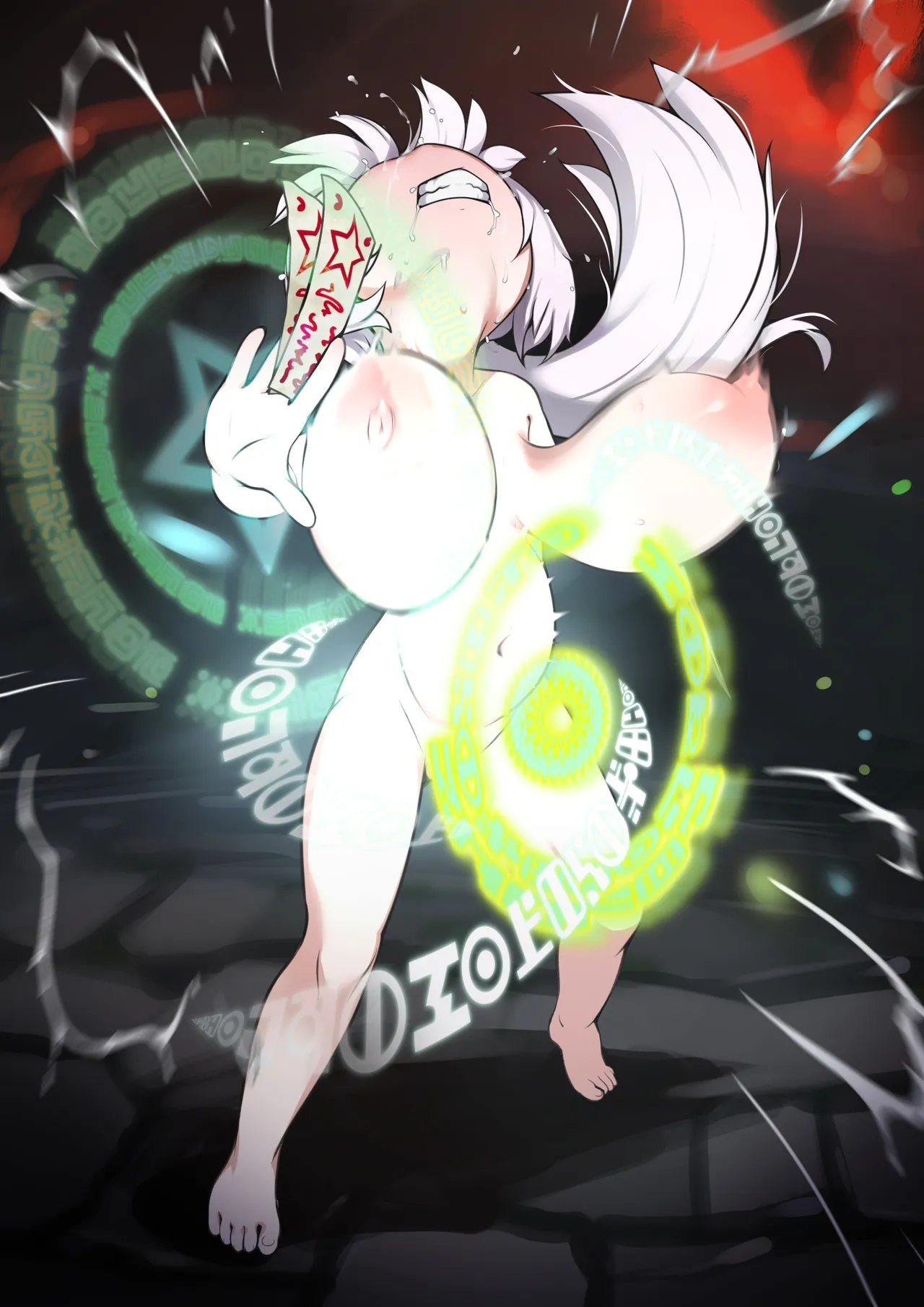 Albino Miko Kunoichi-chan Pinch E! page 5 full