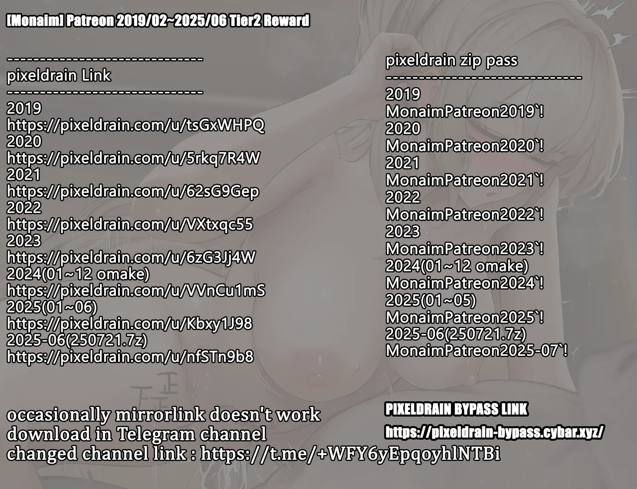 Patreon 2019/02~2025/06 Tier2 Reward page 1 full