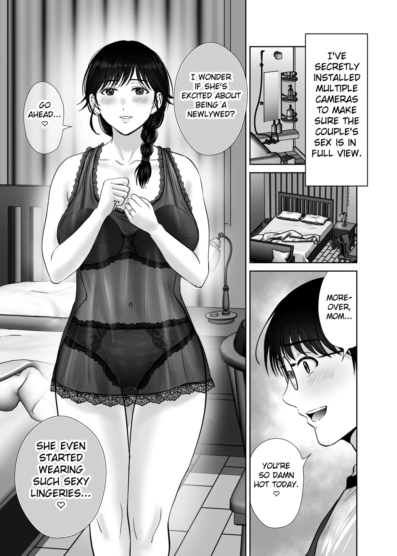 Kyonyuu Kaa-san ga Boku no Me mo Mae de 2 ~Bonyuu Mamire de Ikimakutta Hanashi~ page 4 full