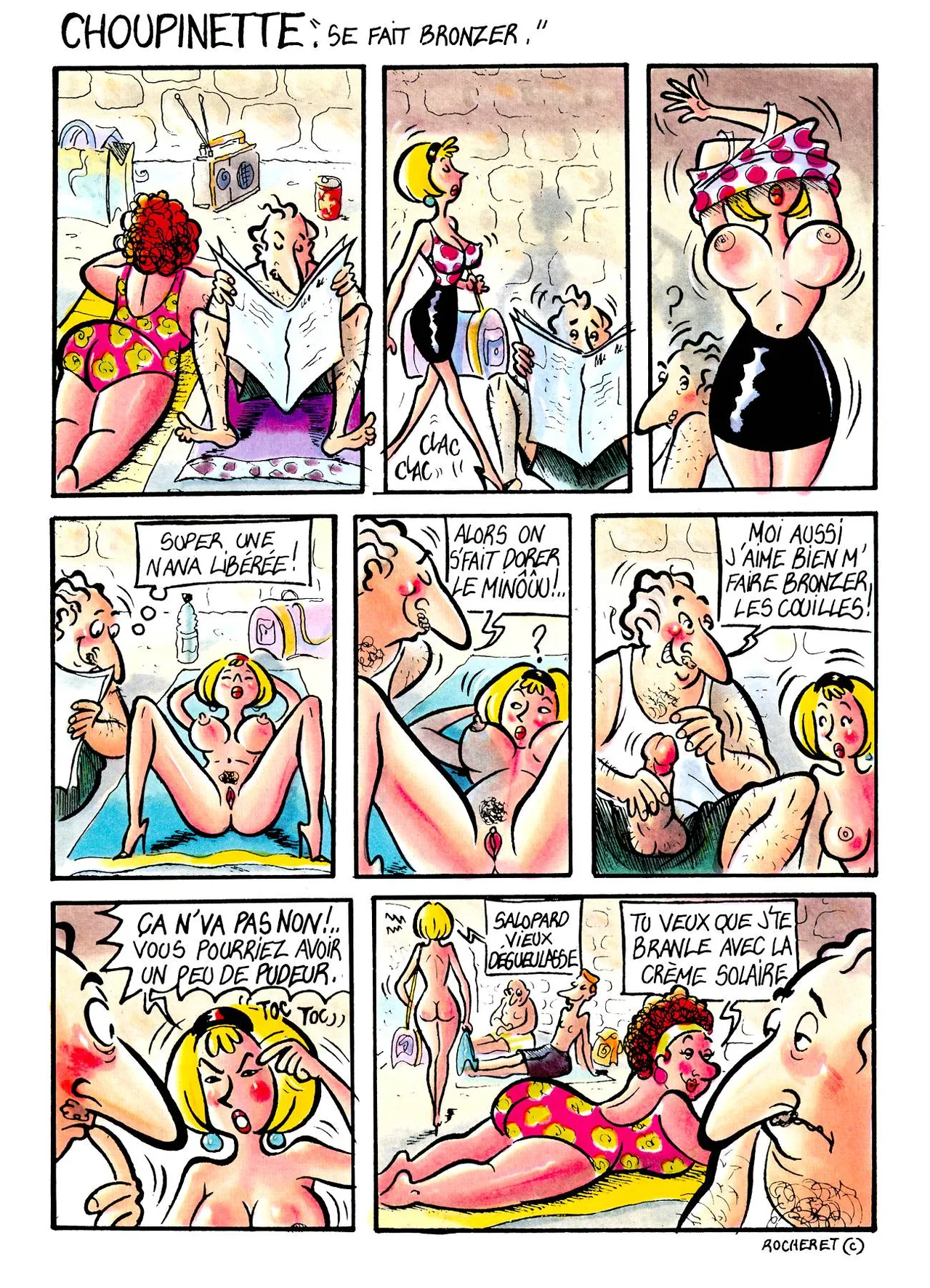 Rocheret  - Choupinette : Se fait bronzer page 2 full