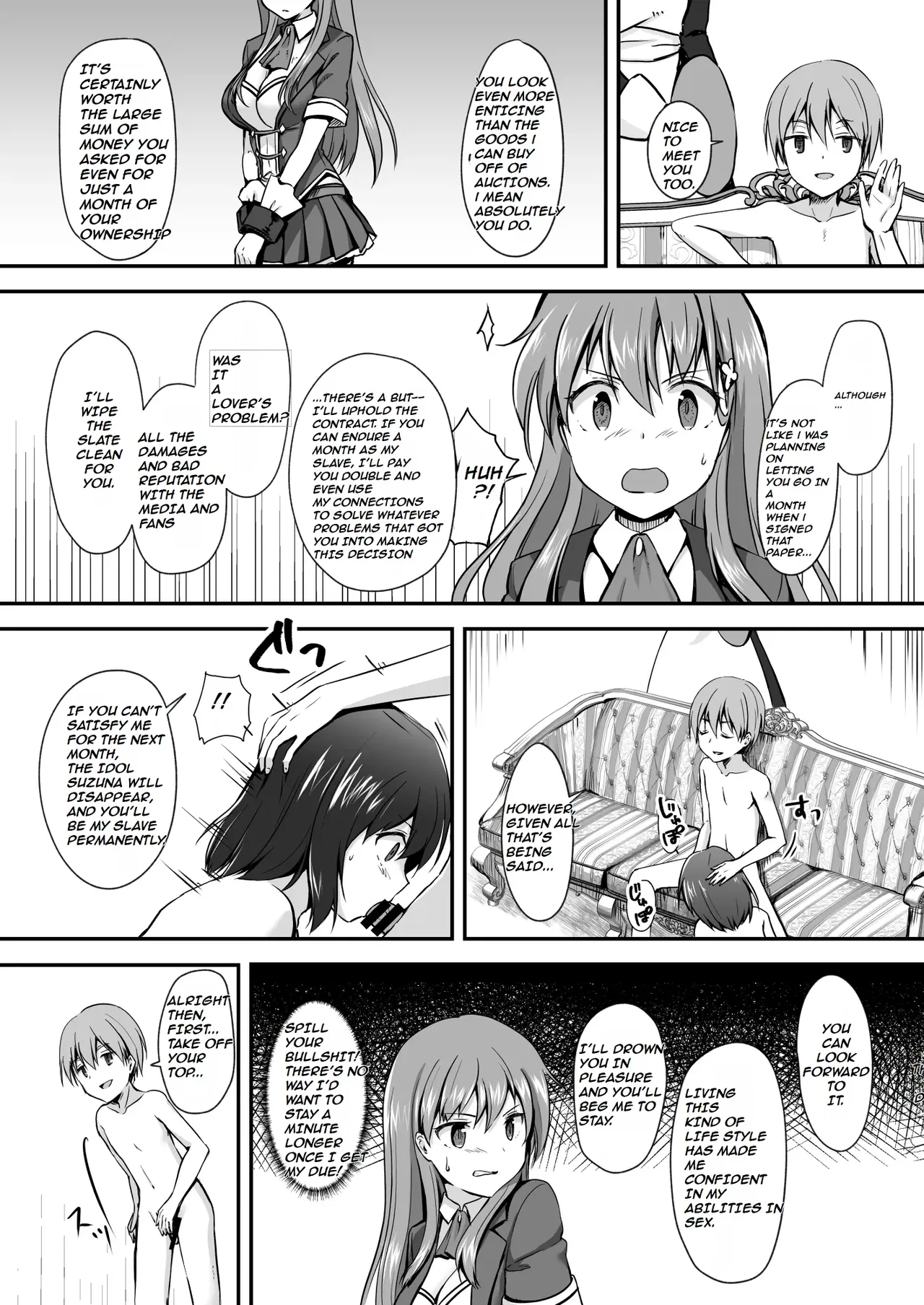 16-sai Joshikousei Idol  o Shota ga Wakaraseru Hon | The Story Of A Highschool Idol Girl Getting Put In Her Place By A Shota page 6 full