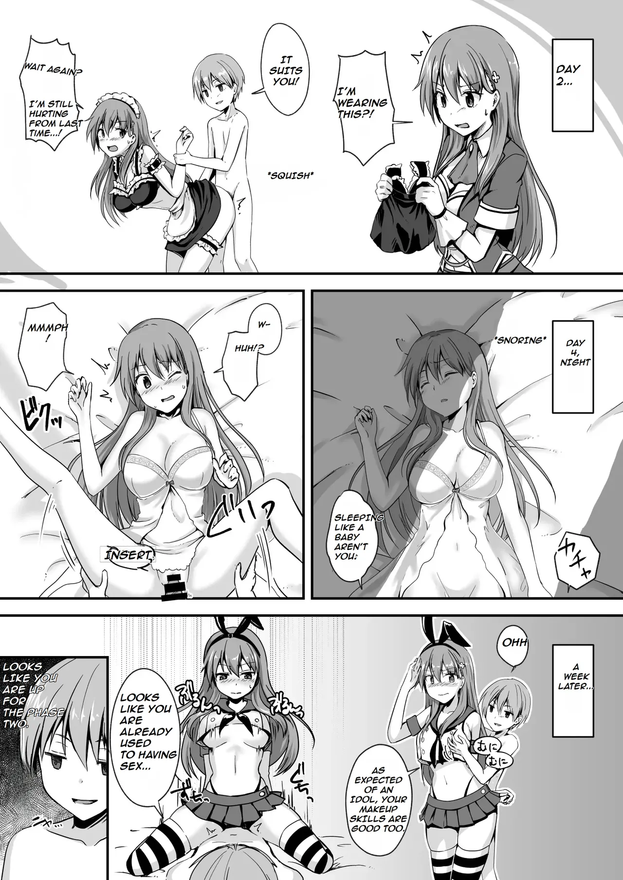 16-sai Joshikousei Idol  o Shota ga Wakaraseru Hon | The Story Of A Highschool Idol Girl Getting Put In Her Place By A Shota page 9 full