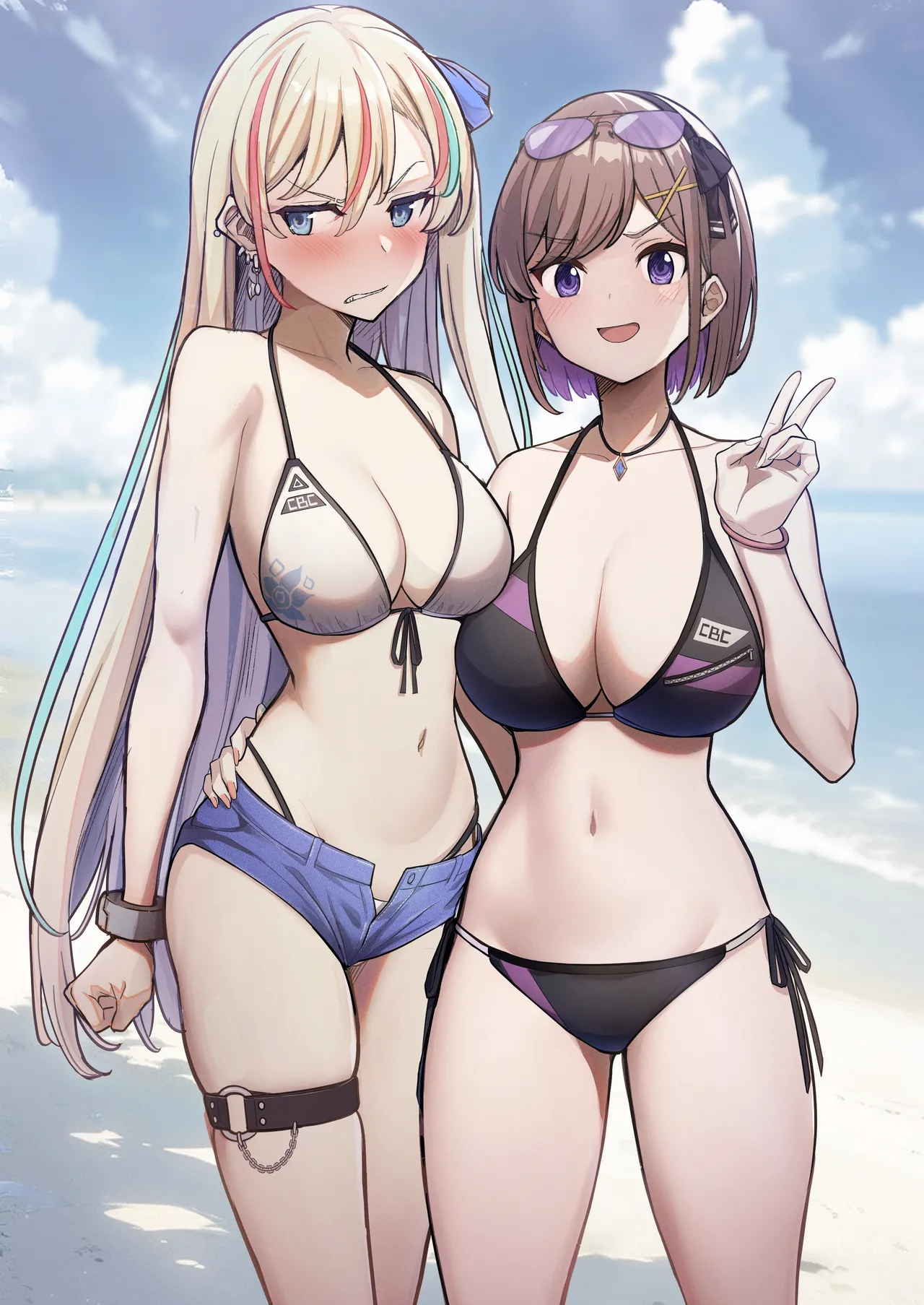 海でナンパ！？えんこーちゃん＆ヤンキーちゃん！ page 2 full