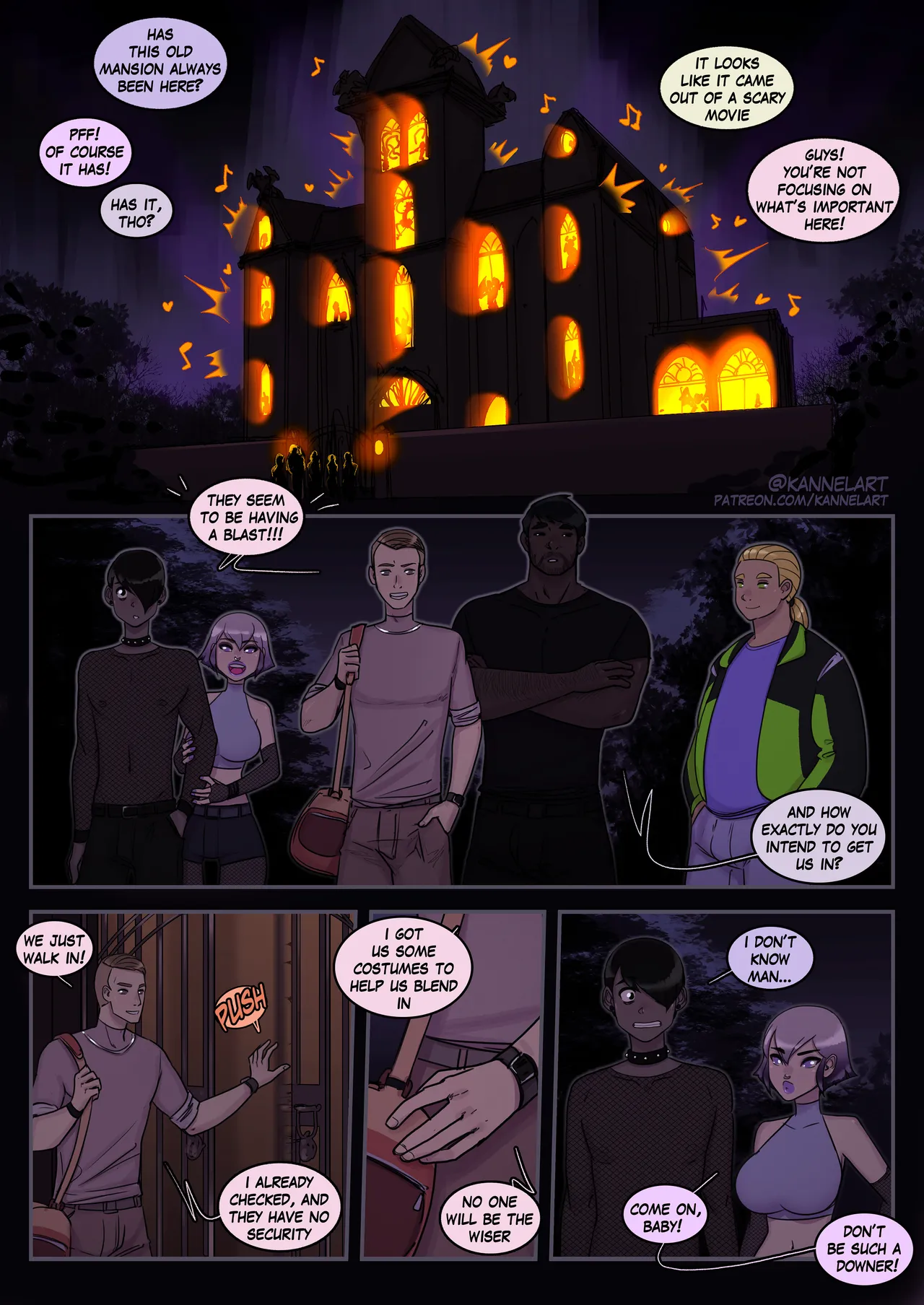 Costume Party Extravaganza: Year Four page 1 full