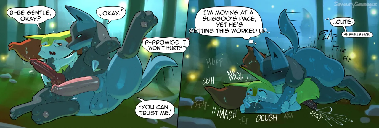 Lucario x Braixen page 2 full