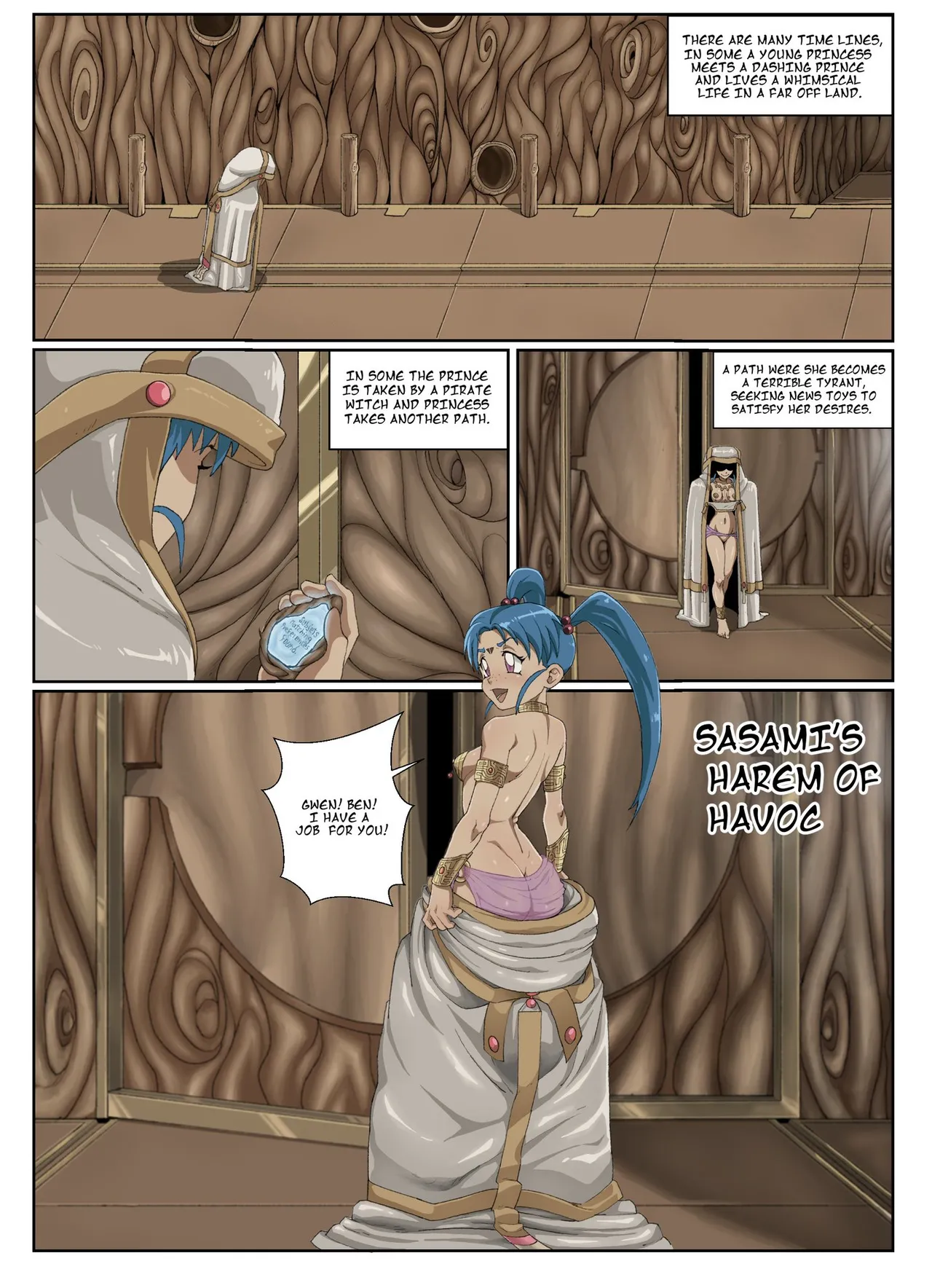 Sasami's Harem of Havoc page 1 full