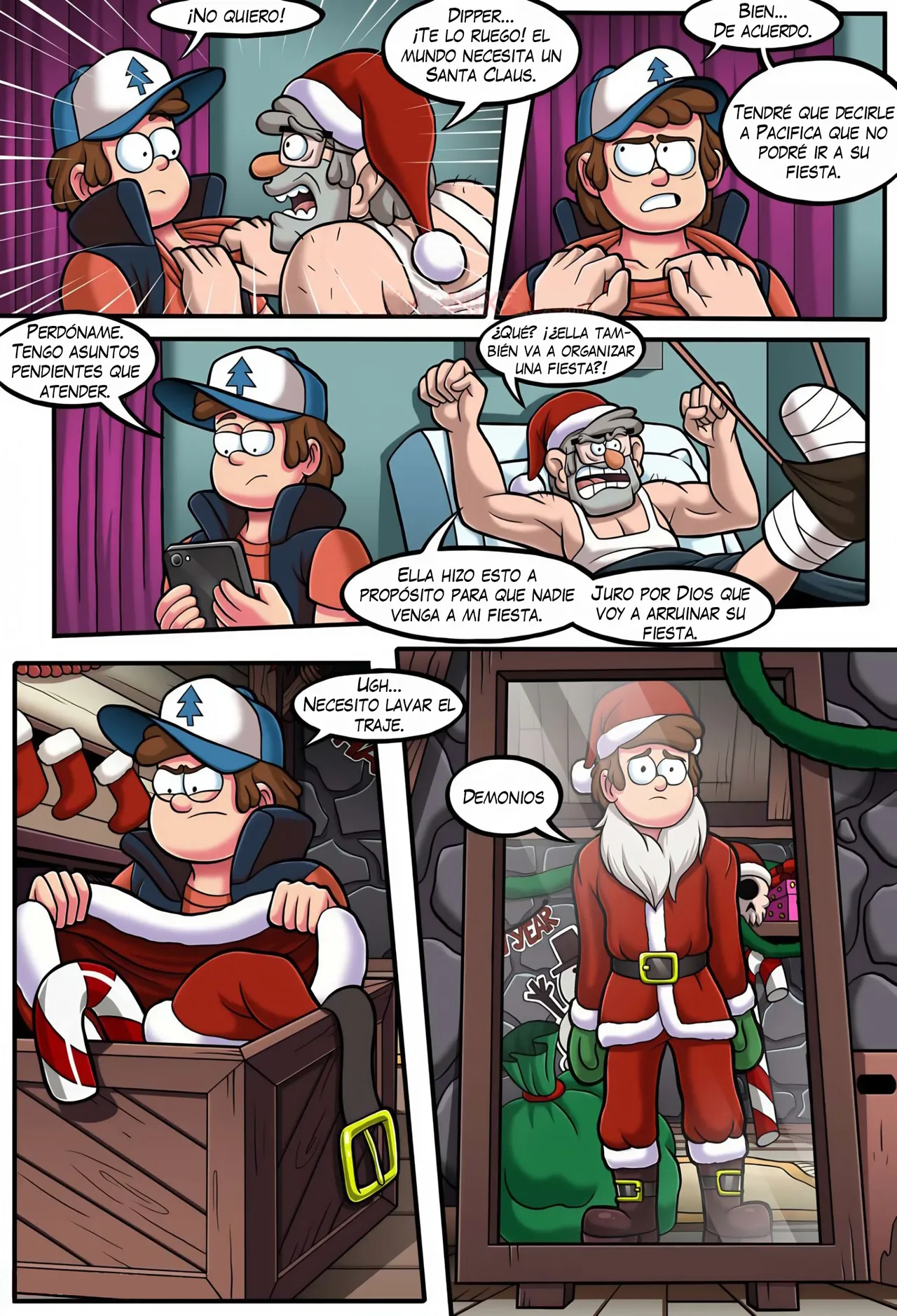 Fiesta de año nuevo y un gran osito de peluche rosa page 7 full