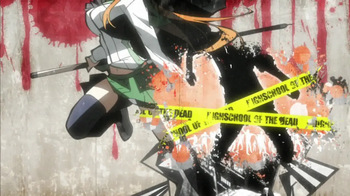 Highschool of the Dead   Act.01 - Spring of the DEAD cover