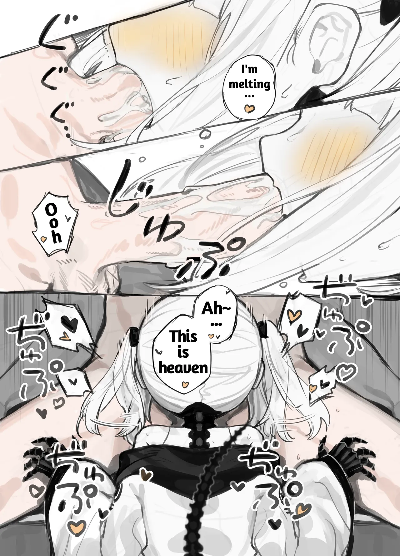 Sharp Teeth and Long Tongue Ein-chan's Mouth page 7 full