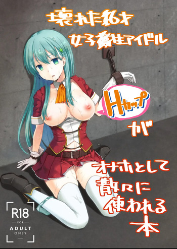 The Story of the Now Mindbroken HighSchool Girl Idol Being Use As A Fucktoy ~~ Kowareta X-sai Joshikousei Idol  ga Onaho Toshite Sanzan ni Tsukawareru Hon cover