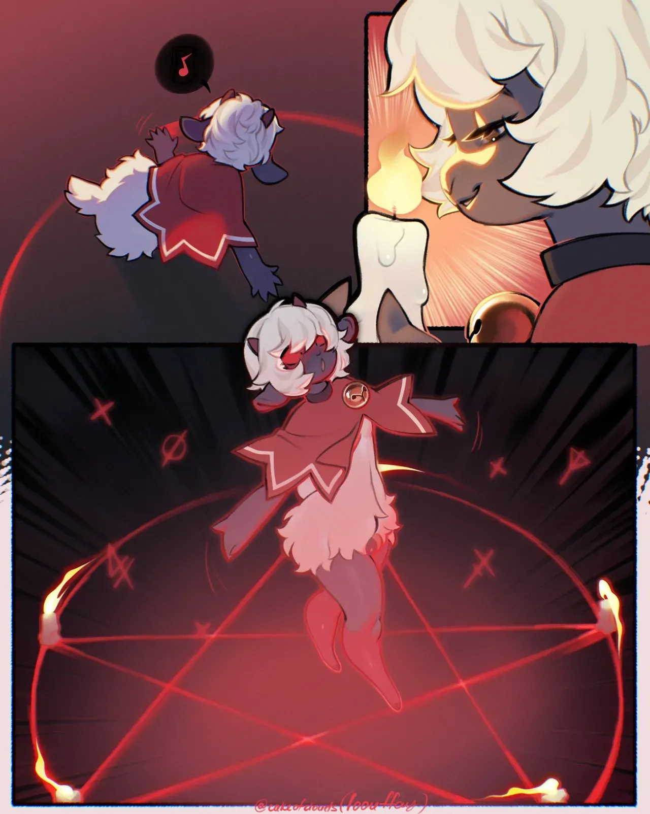 Cult of the Lamb comic page 1 full