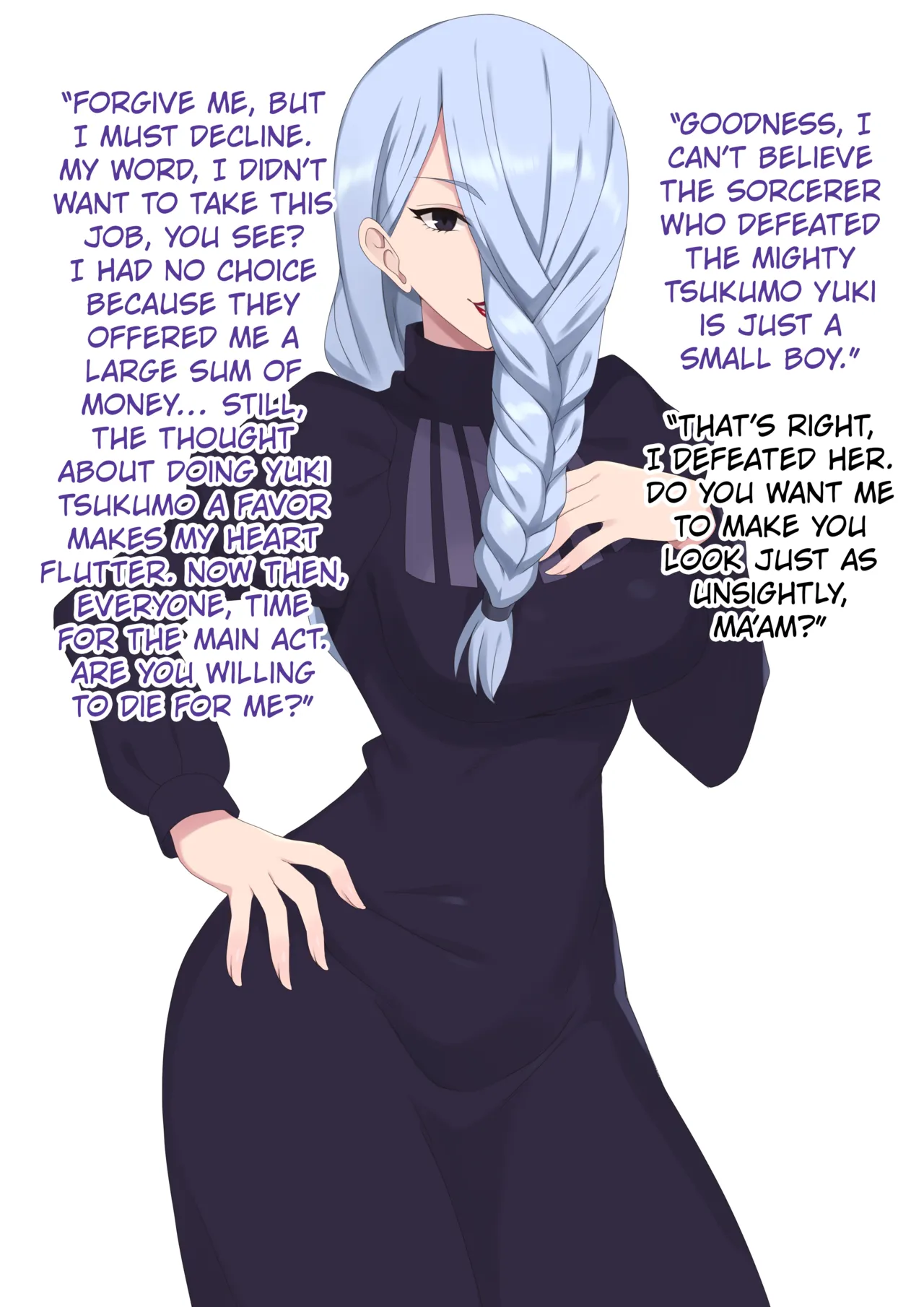 Jujutsu Kaisen Yuki Tsukumo and Mei Mei page 6 full