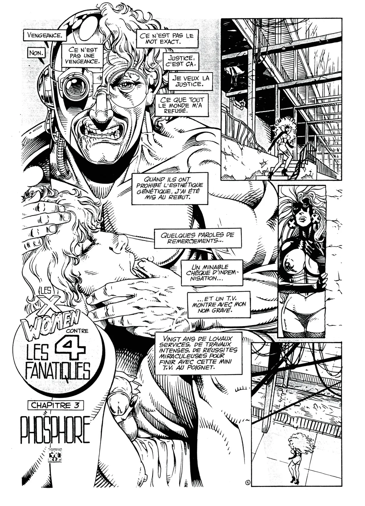 José Rafael Fonteriz - X women contre les Fanatiques 4 #3 : Phosphore page 2 full