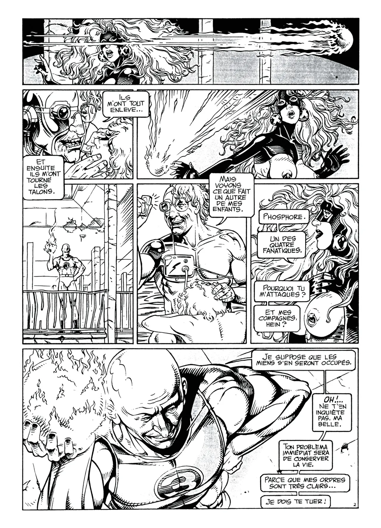 José Rafael Fonteriz - X women contre les Fanatiques 4 #3 : Phosphore page 3 full