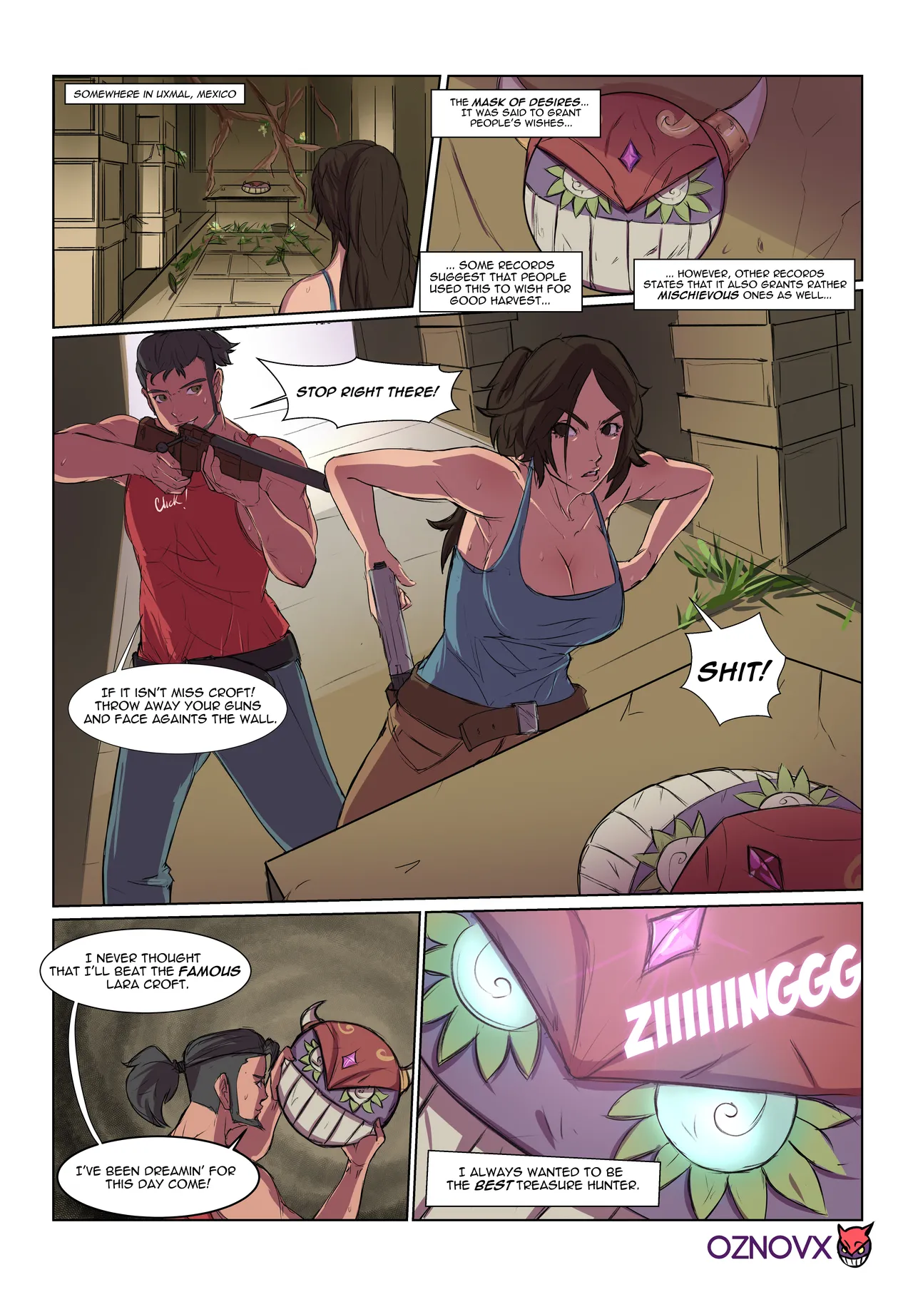 Lara Croft and the Temple of Desires! chapter1-2 page 1 full