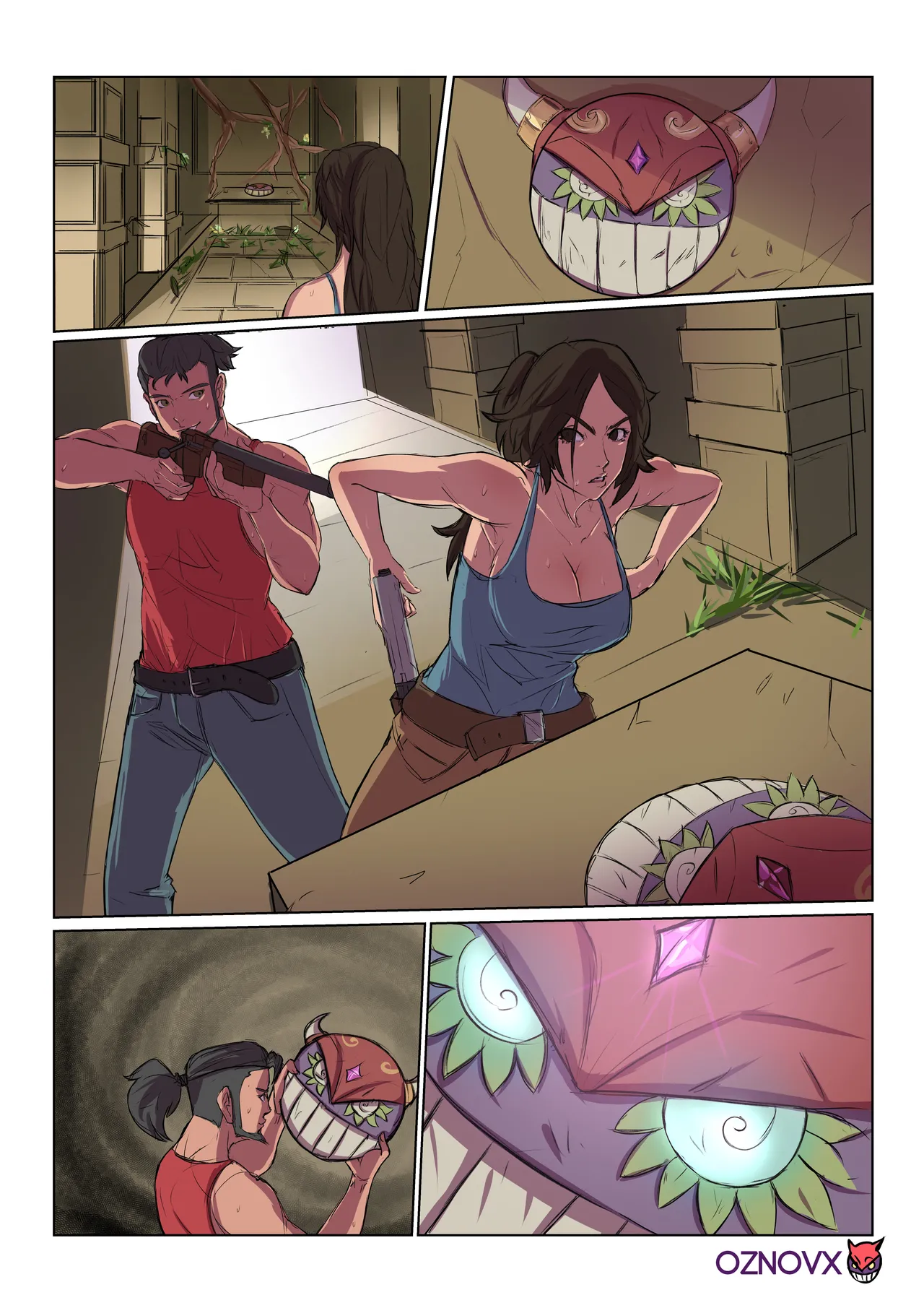 Lara Croft and the Temple of Desires! chapter1-2 page 8 full