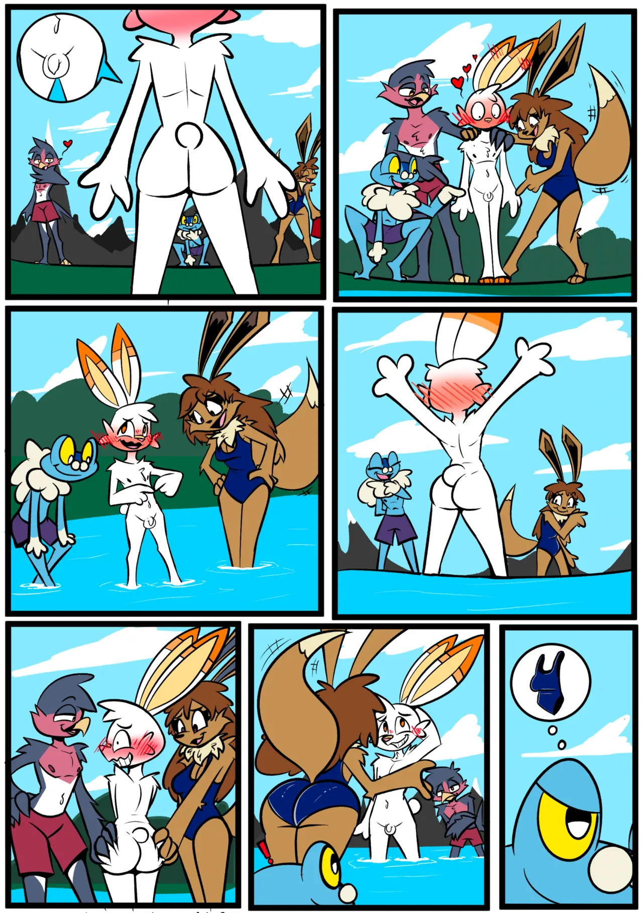 Scorbunny's Swim page 3 full