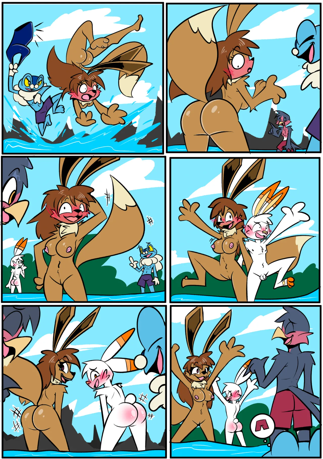 Scorbunny's Swim page 5 full