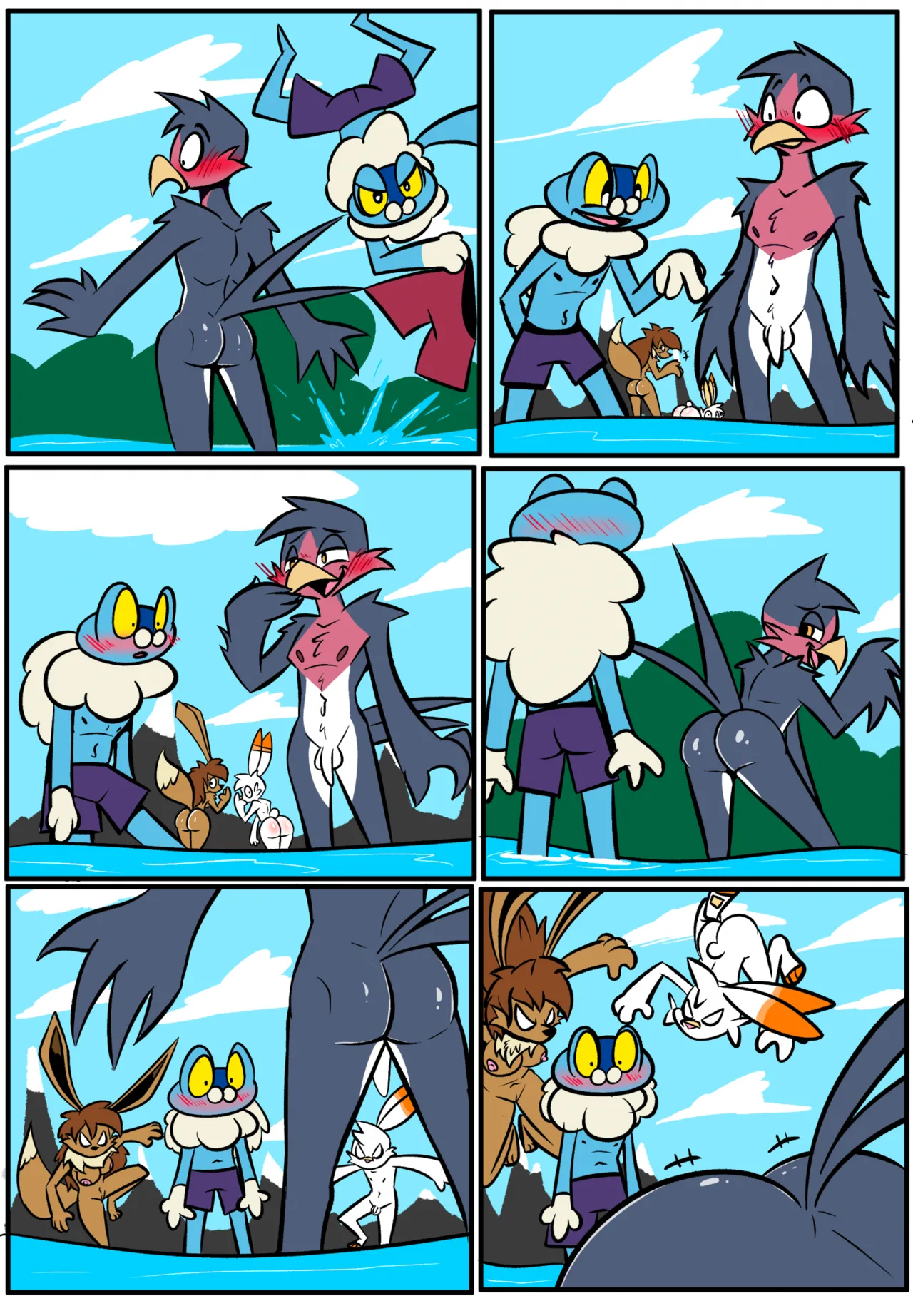 Scorbunny's Swim page 7 full