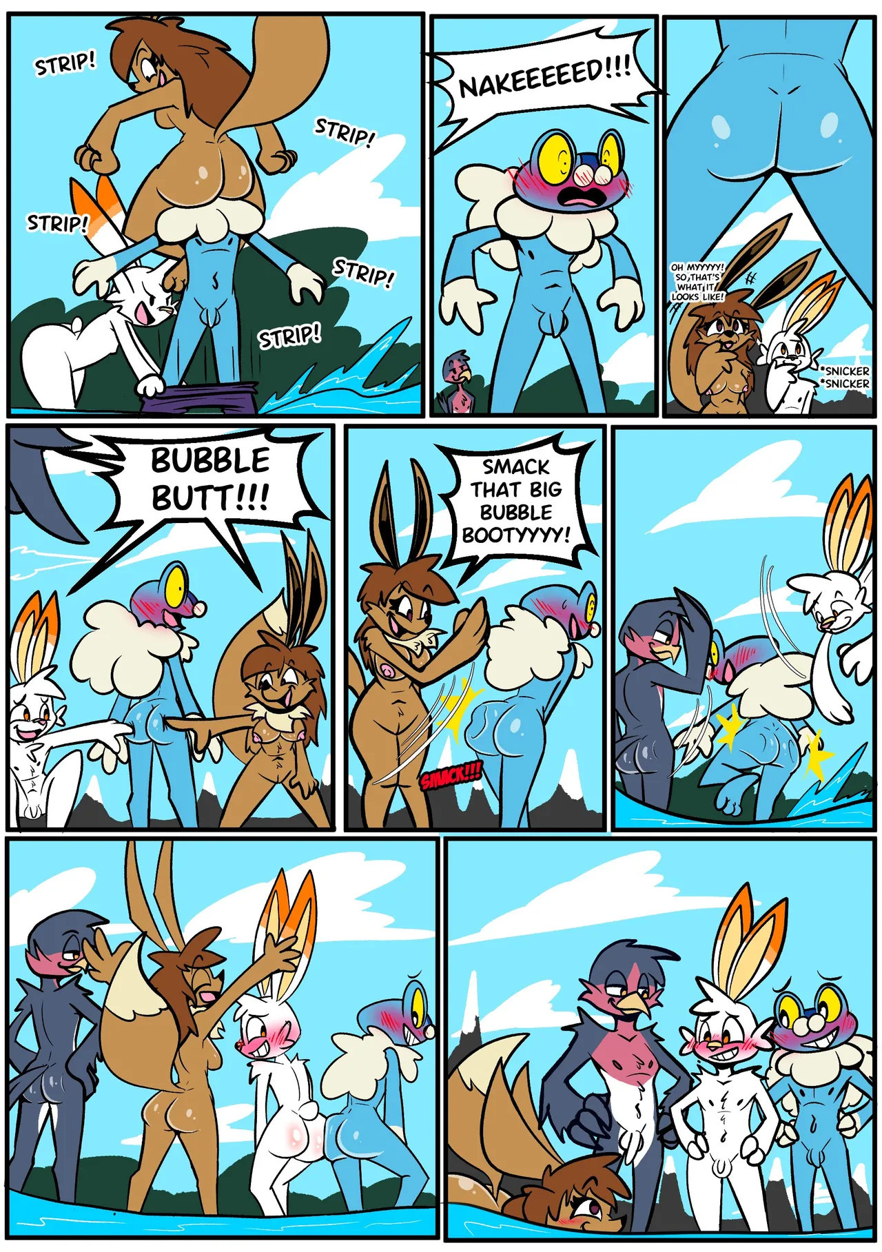 Scorbunny's Swim page 8 full