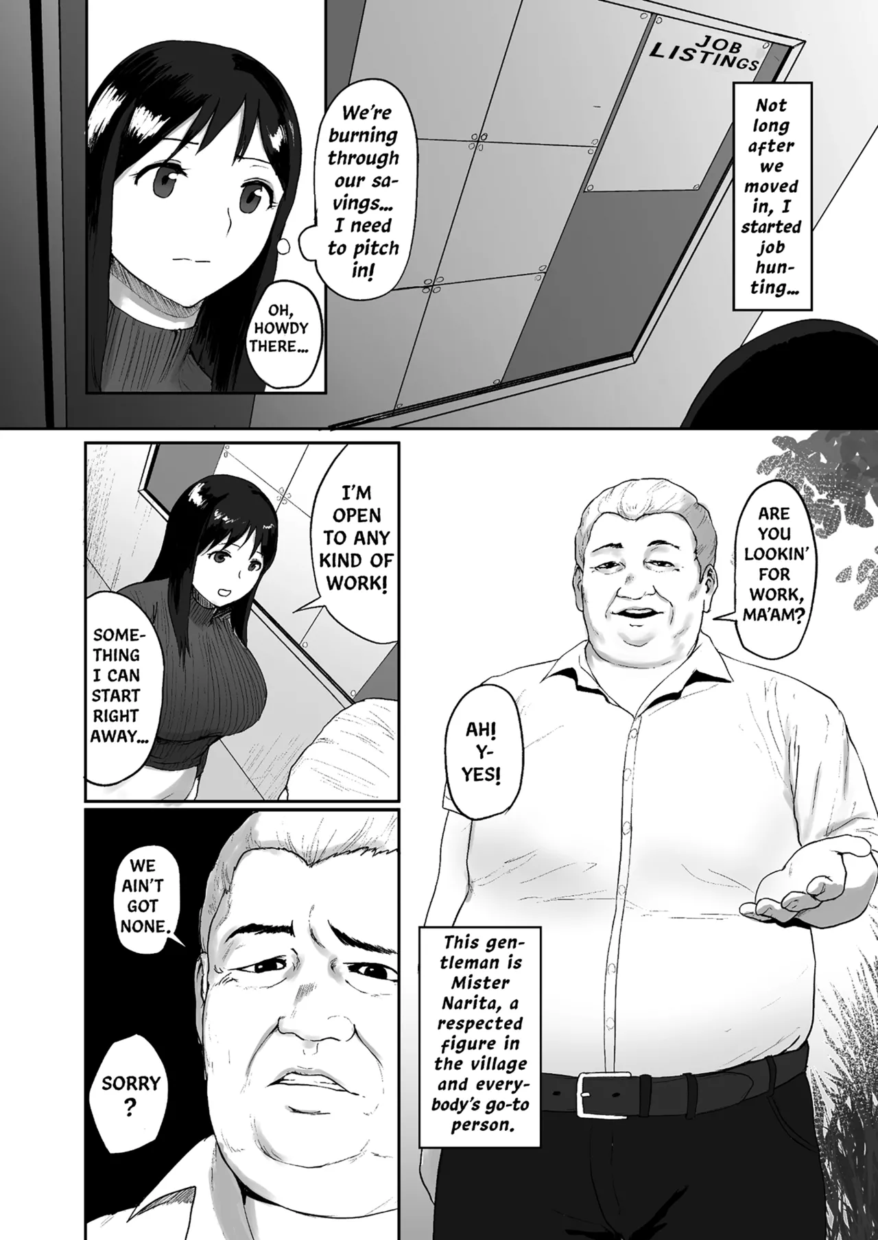 Haru Uri Mura ~Hitozuma wa Otto no Tame ni Karada o Sasageru~ | Prostitution Village - A wife Sells Her Body For Her Husband page 4 full