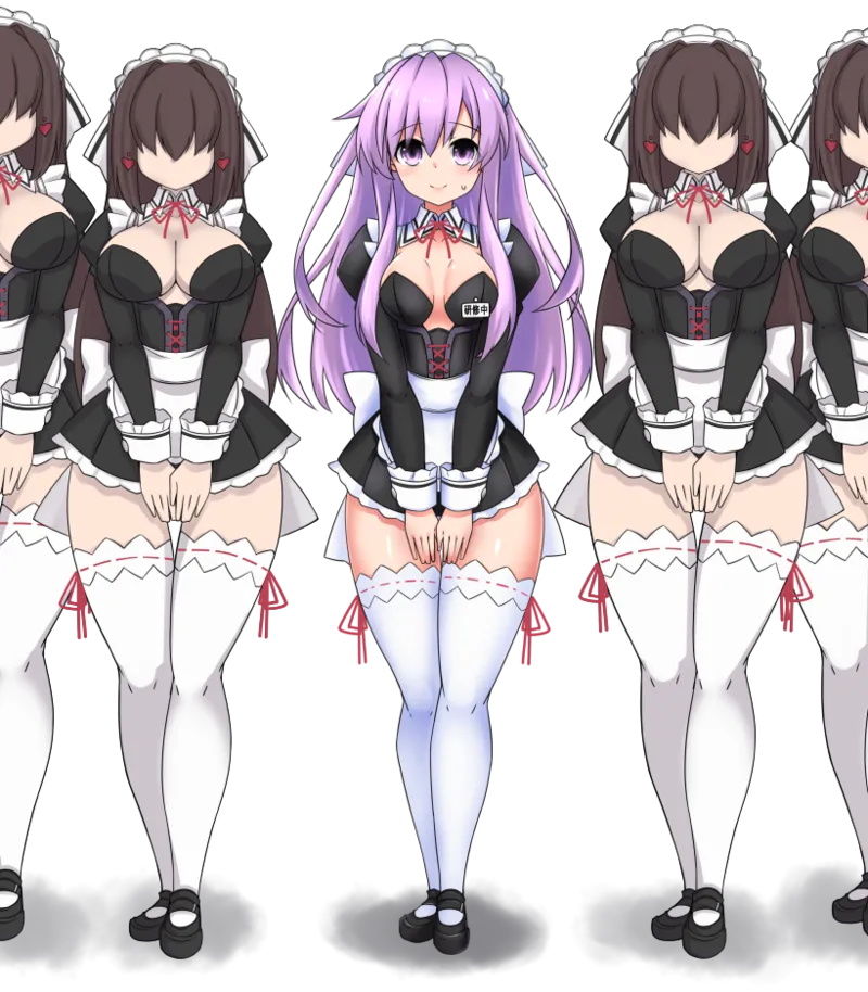 Goddess Nepgear and the Maid Mansion page 6 full