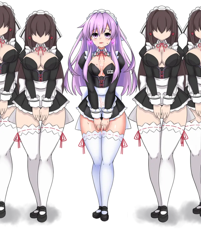 Goddess Nepgear and the Maid Mansion page 9 full