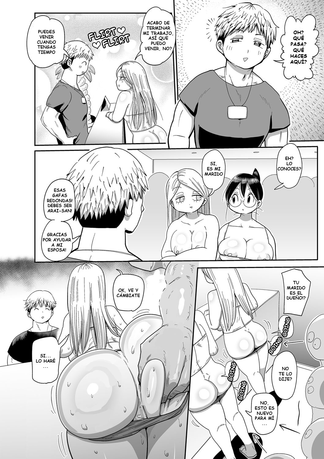 Komochi Tsuma no Arai-san ~Gym de Ase o Nagasou~ | Arai-San, esposa y reciente madre ~Vamos a sudar al gym!~ page 8 full