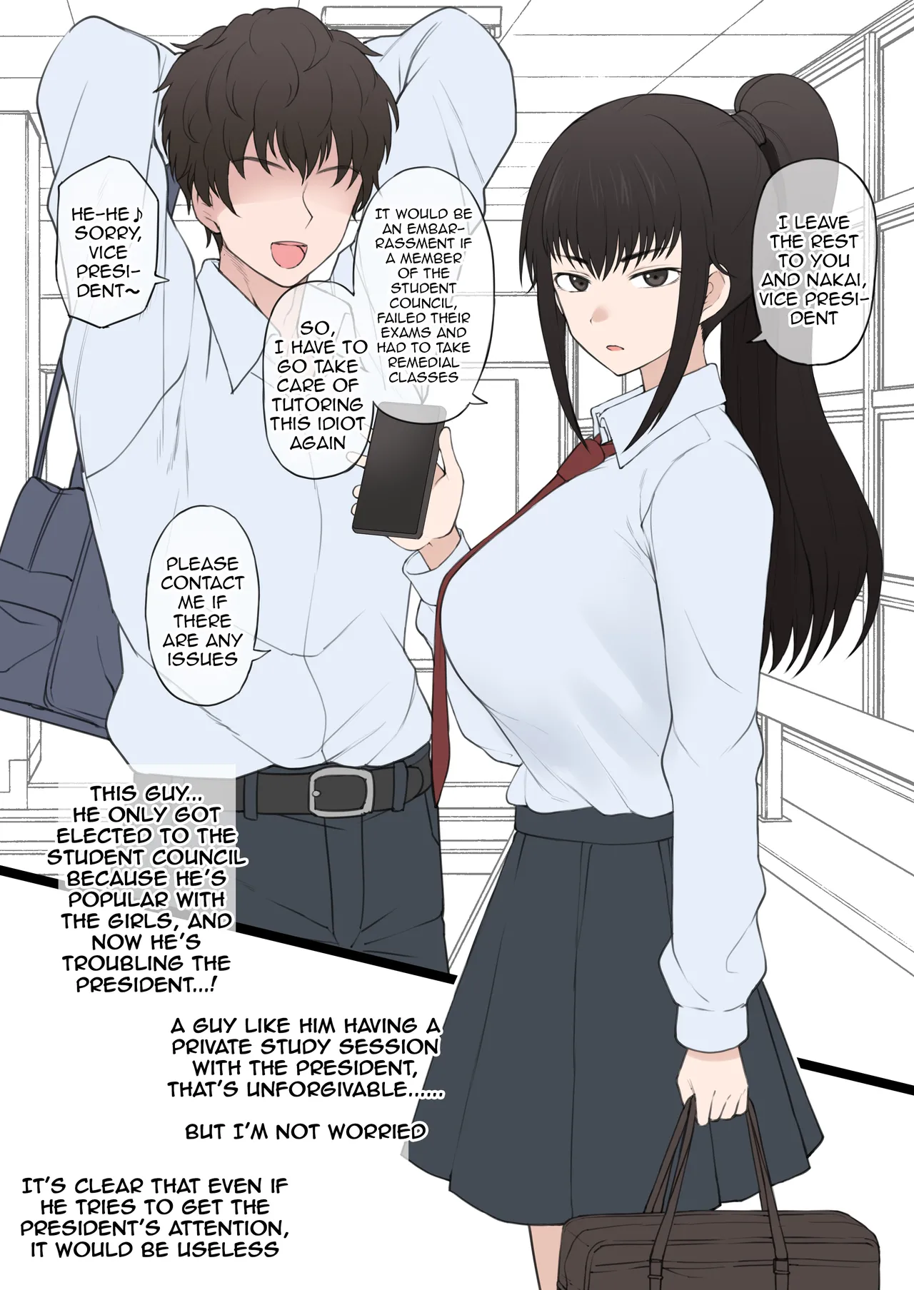 My happy student council life is slowly being destroyed behind my back by a Playboy new student page 4 full